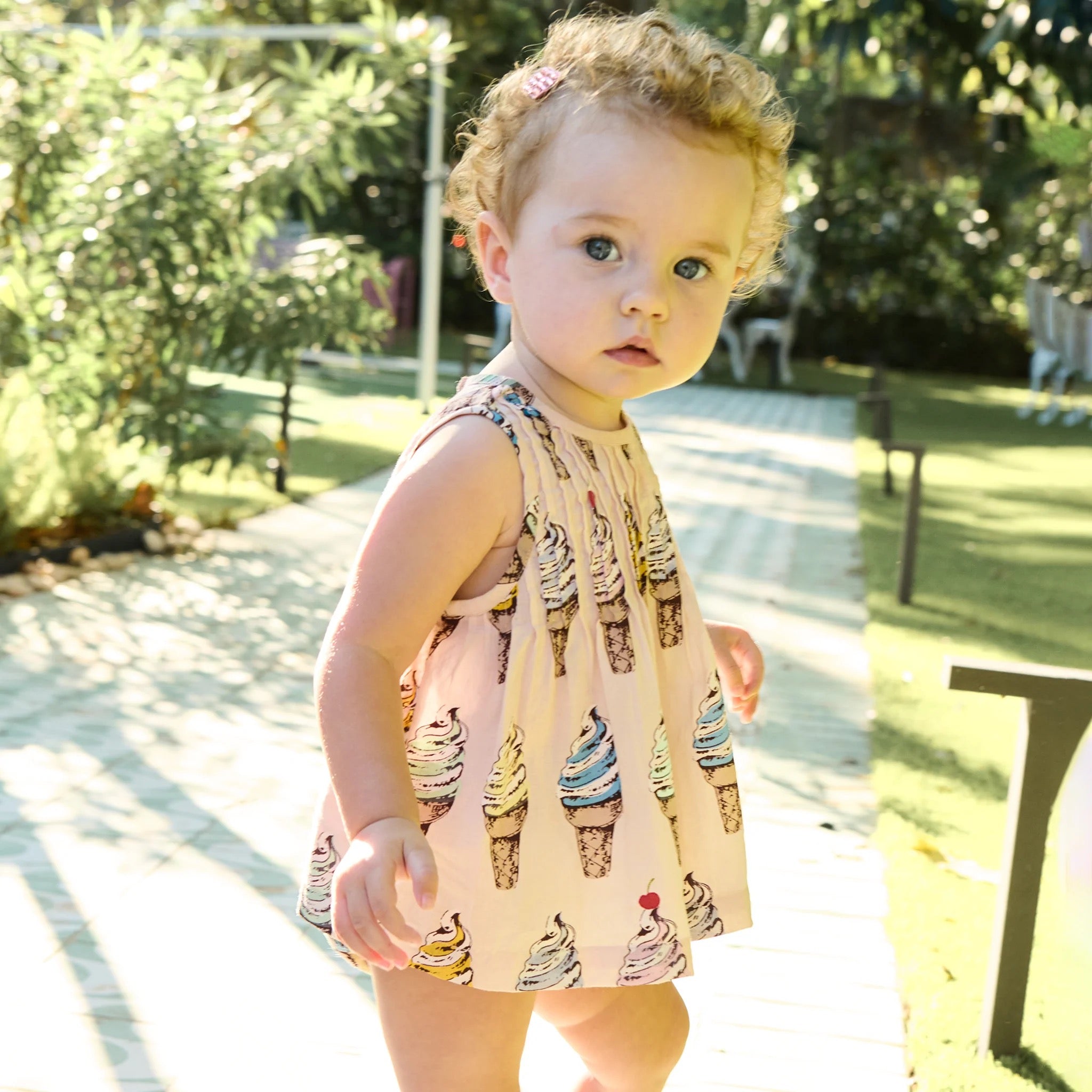 Pink Chicken Baby Girls Jaipur 2-PC Set || Pink Soft Serve