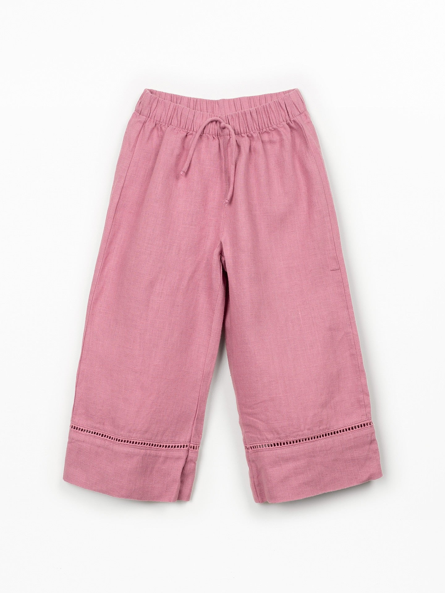 Play Up Wide Leg Trousers in Linen