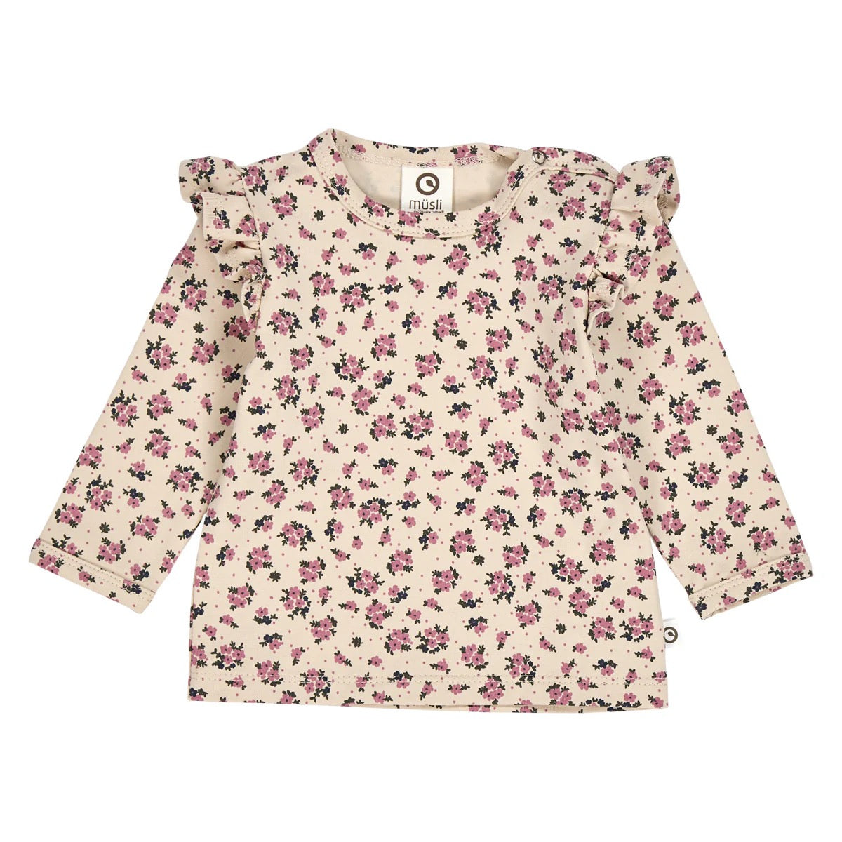 Musli Zinna Frill Long Sleeve Top and Corduroy Pant Set  || Floral Print