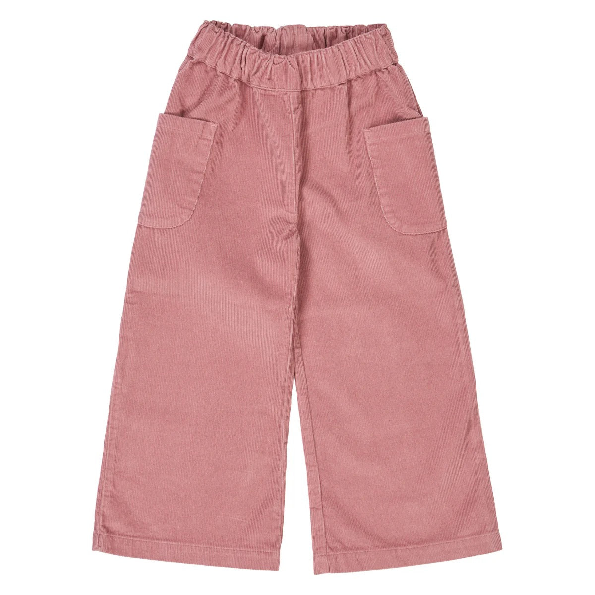 Musli Aster Frill Collar Top and Corduroy Pant Set || Oak/ Nostalgia Rose/ Beige