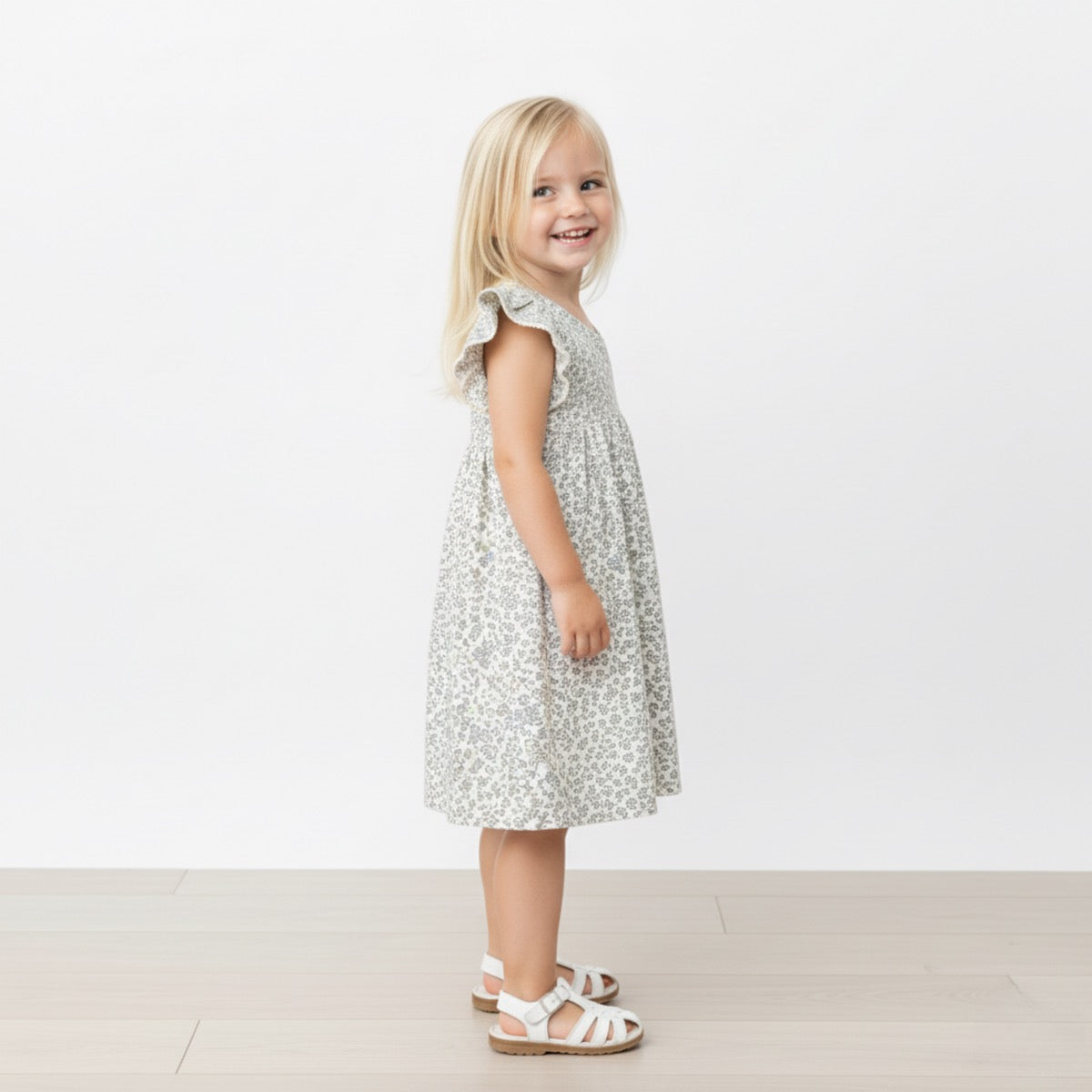 Make Make Organics Flutter Dress || Tulle Floral