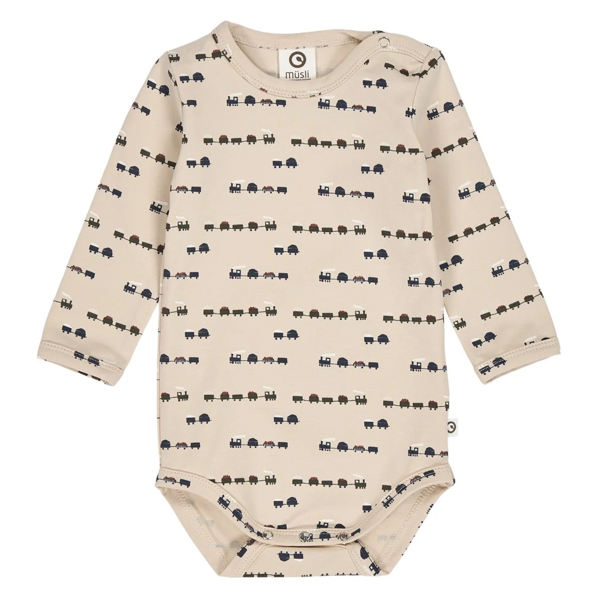 Musli Baby Boy Long Sleeve Top || Train