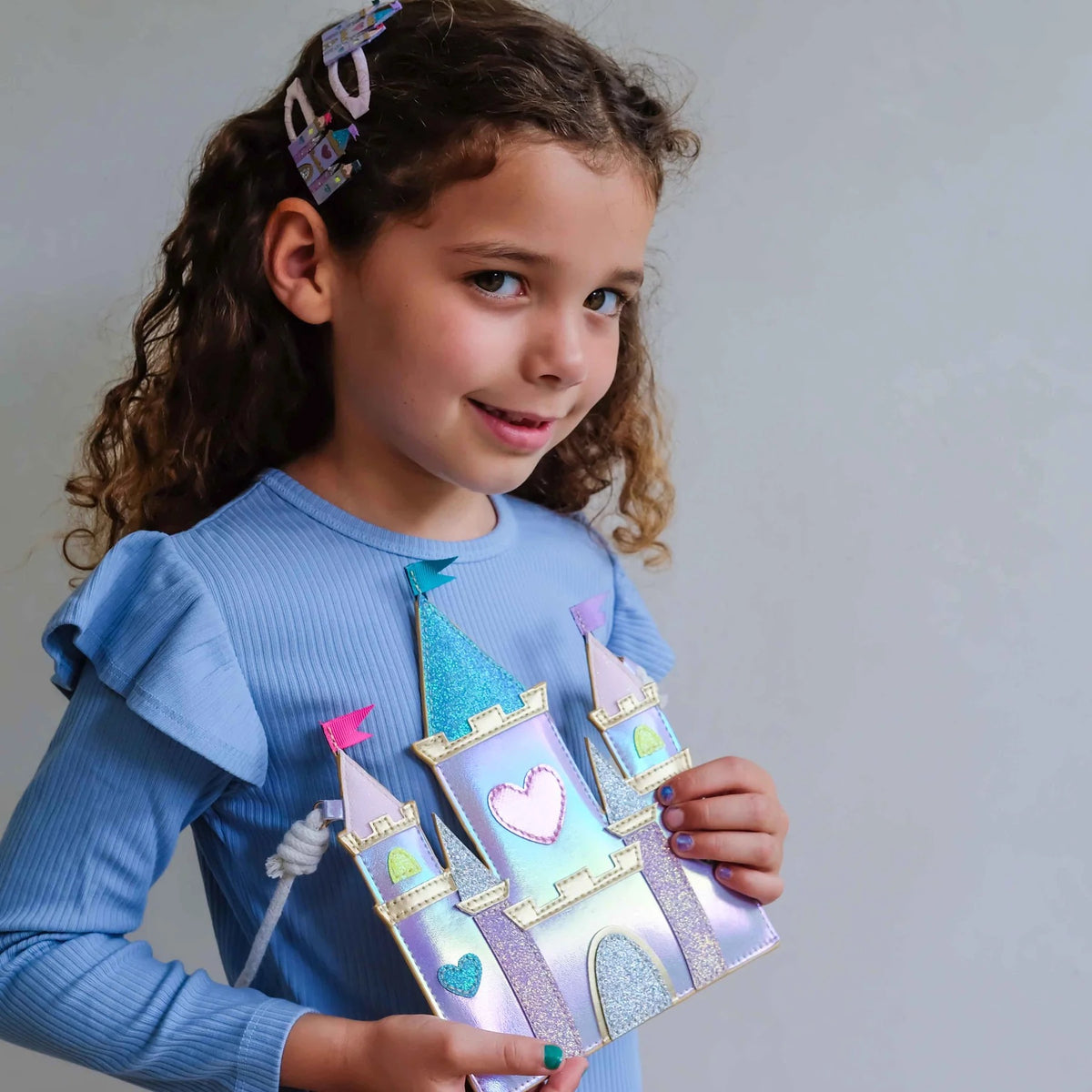 Mimi and Lula Rainbow Castle Bag