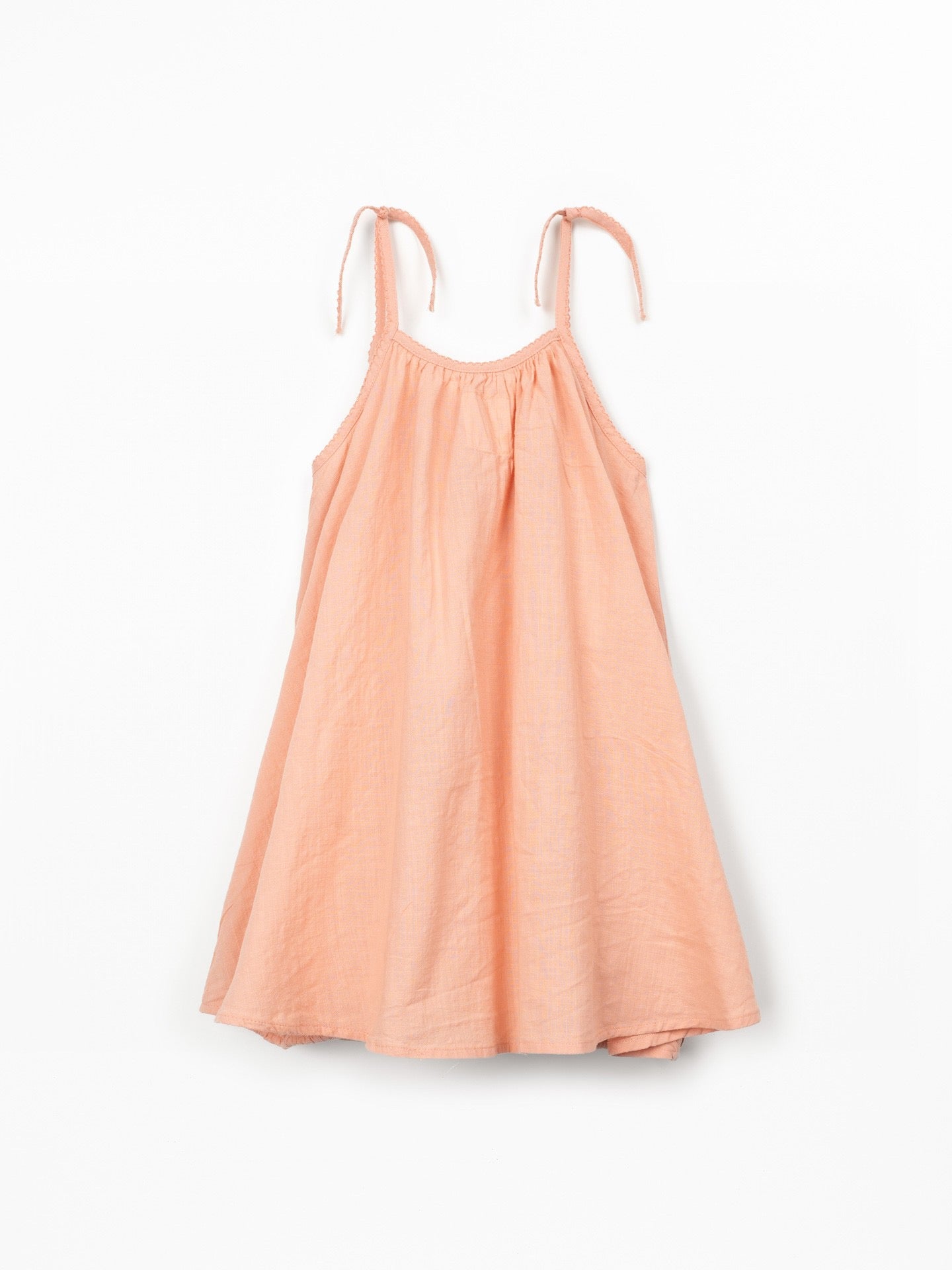 Play Up Girls Spaghetti Strap Dress || Salmon