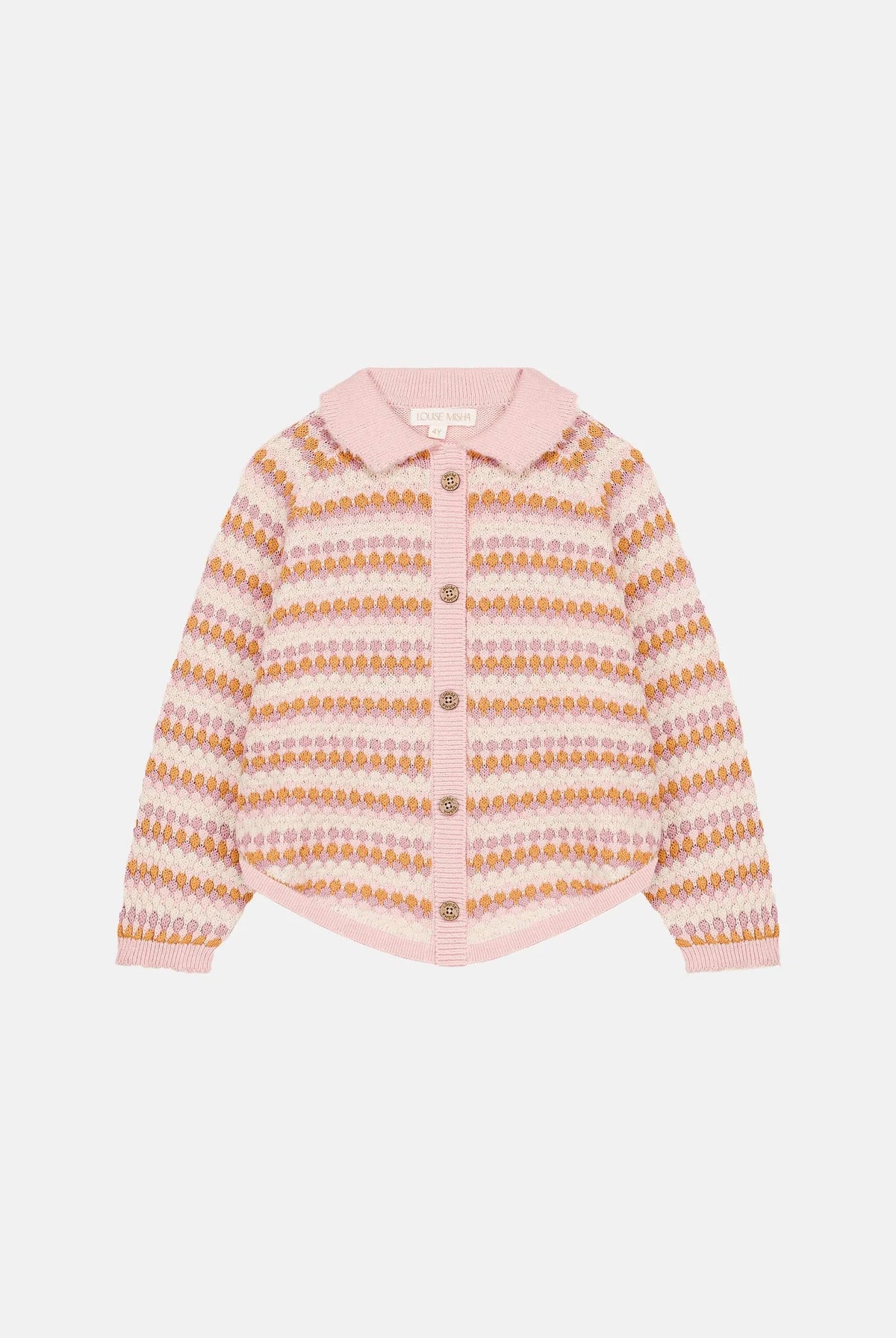 Khellani Girls Button Sweater