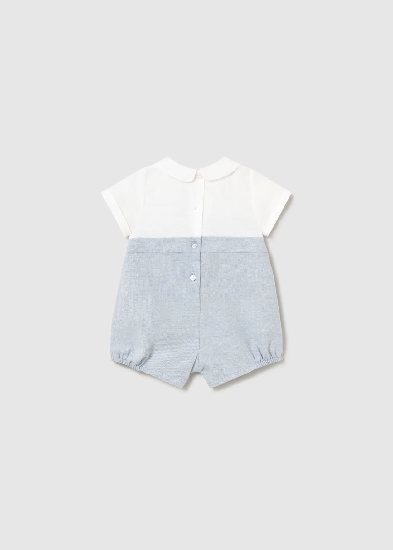 Mayoral Newborn Boy Romper || Blue