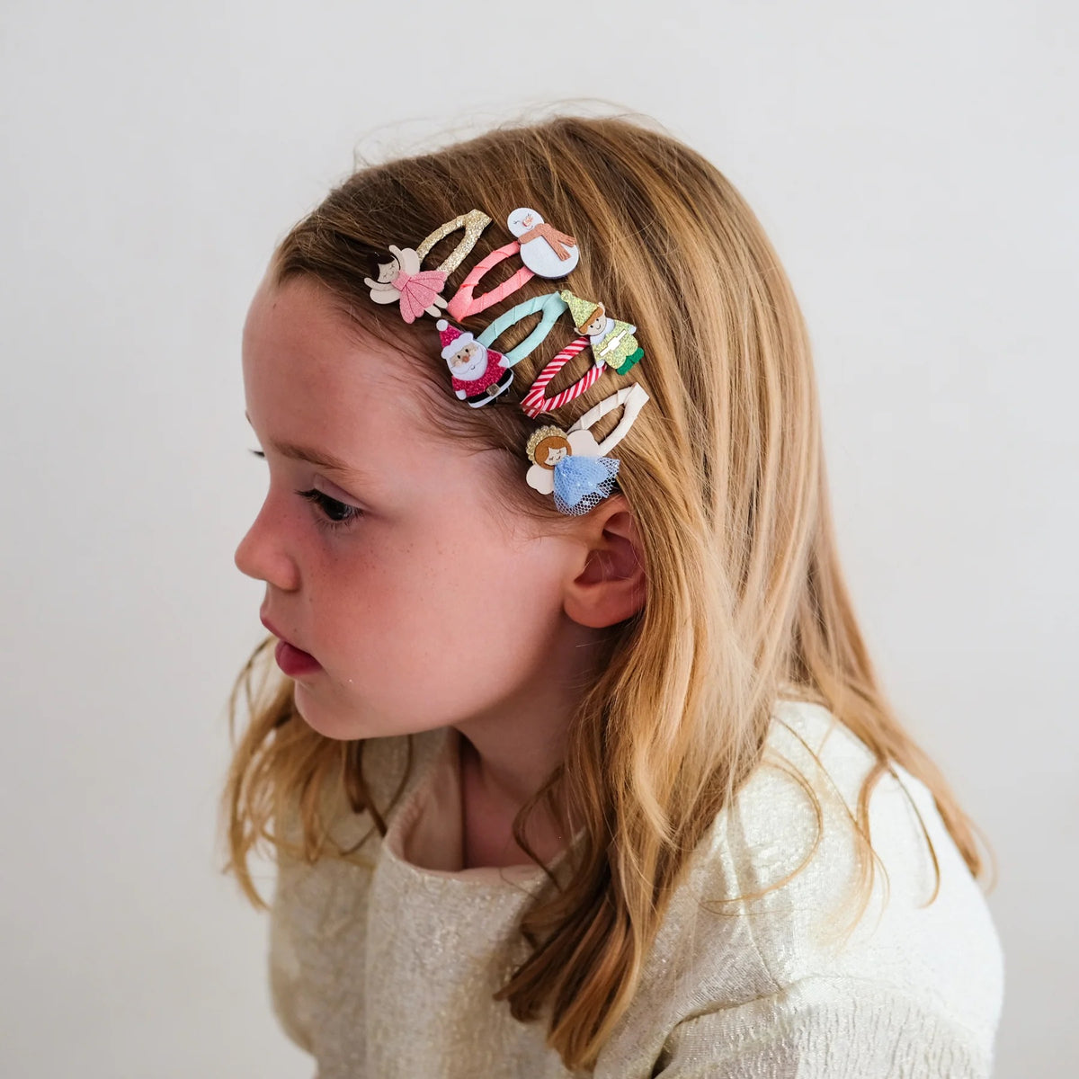 Mimi and Lula Christmas Character Mini Hair Clips