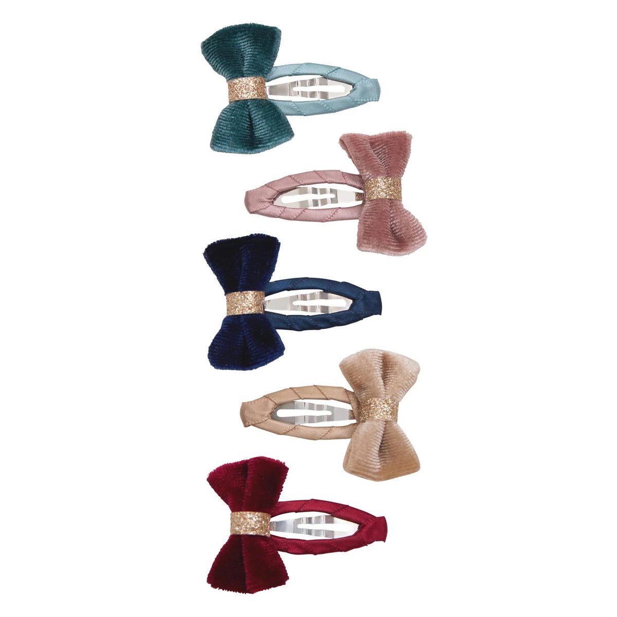 Mimi and Lula Tinkerbell Mini Velvet Bow Clips