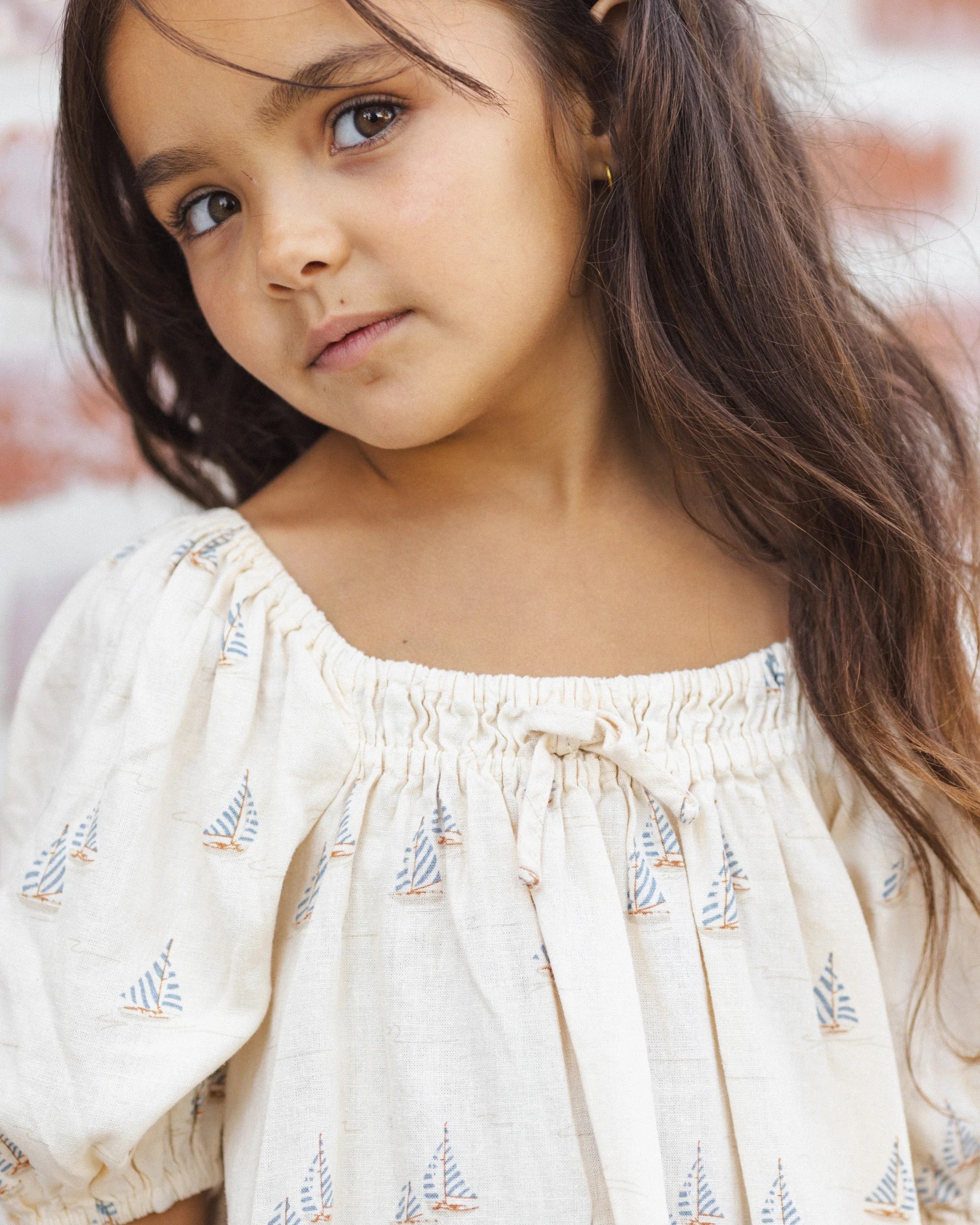 Rylee + Cru Sabrina Mini Dress || Sail