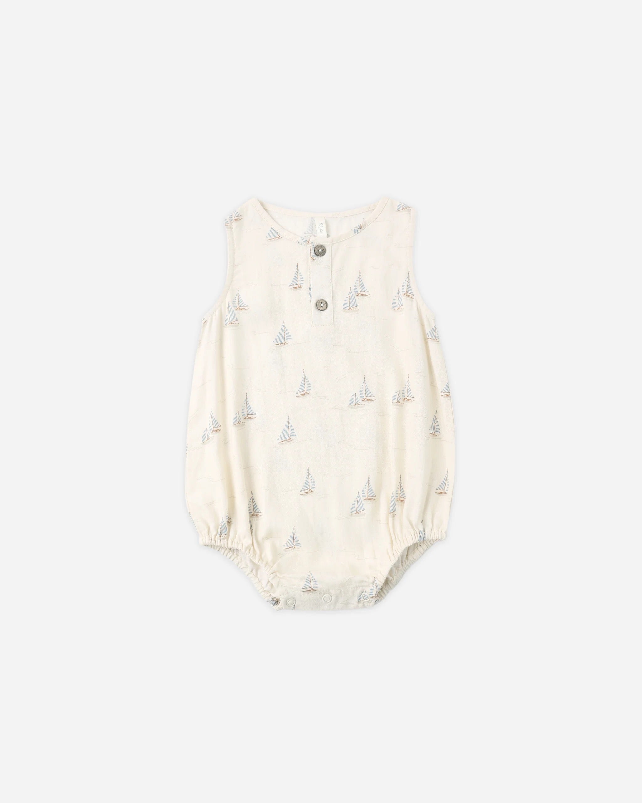 Rylee + Cru Beau Romper || Sail