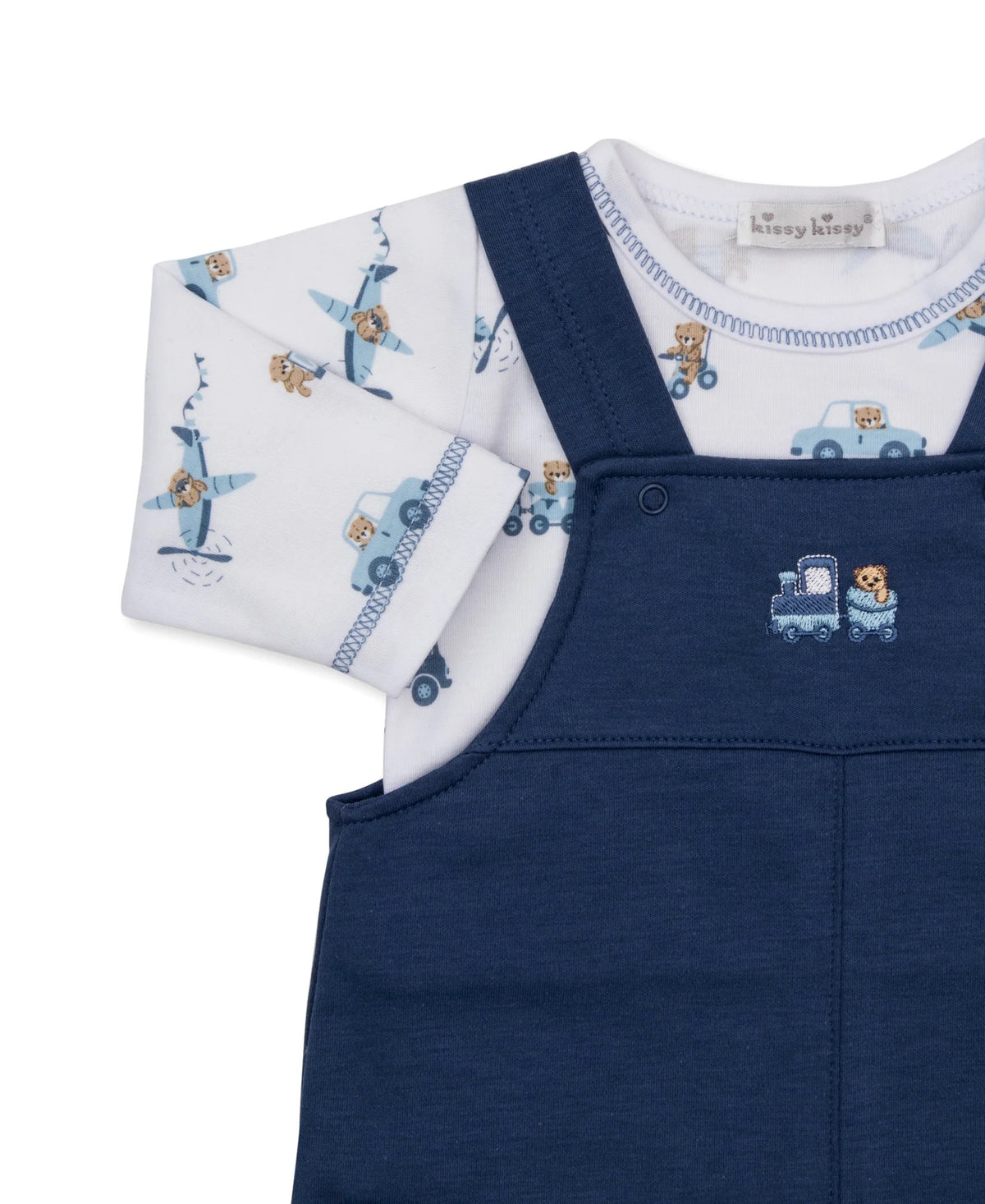 Kissy Kissy Bears on the Go Overall Set