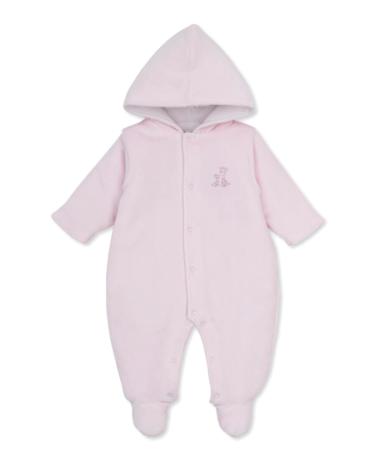 Kissy Kissy Footed Bunting || Pink Giraffe