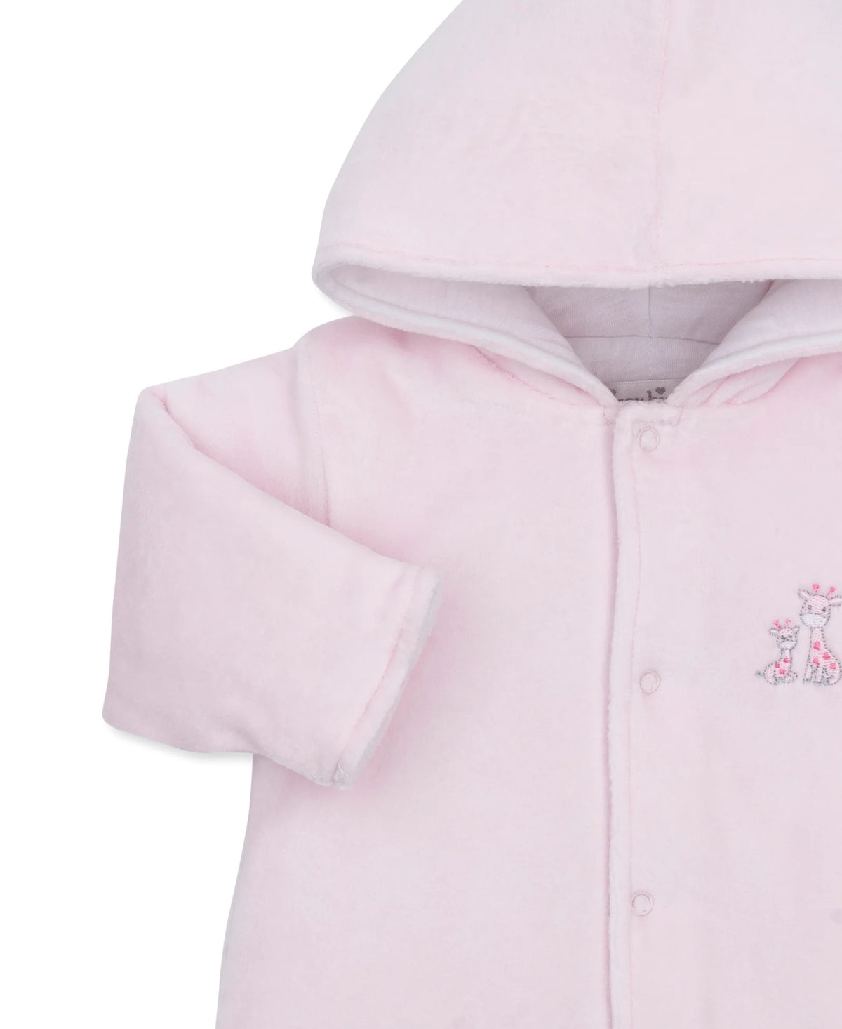 Kissy Kissy Footed Bunting || Pink Giraffe