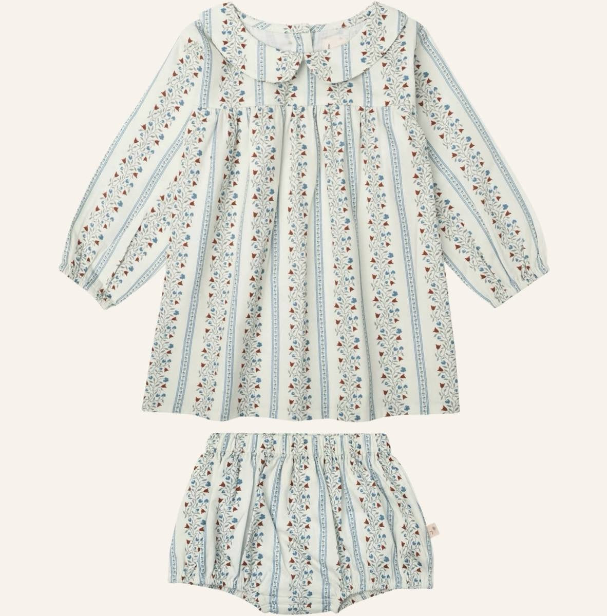 MakeMake Organics Collared Dress w/Bloomers || Vine Trail