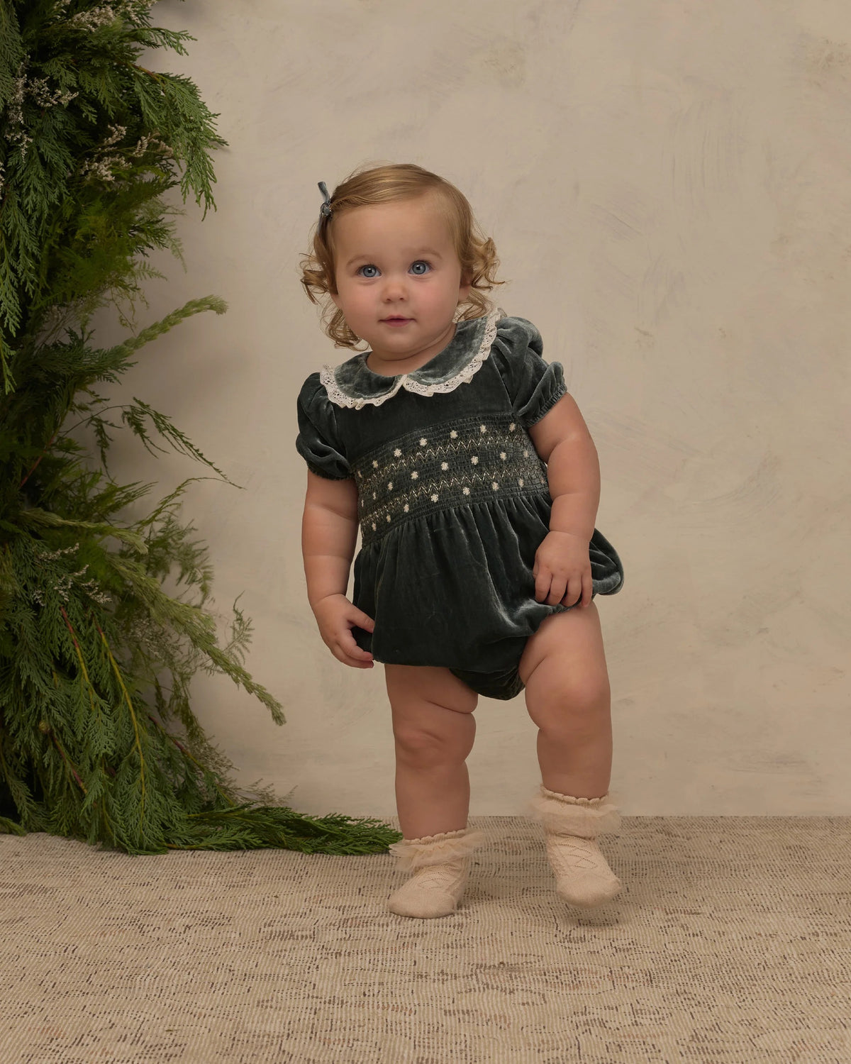 Noralee Elizabeth Romper || Green