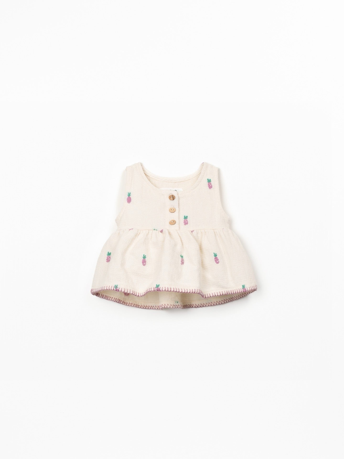 Play Up Jersey Flounce Top || Pink Pineapple