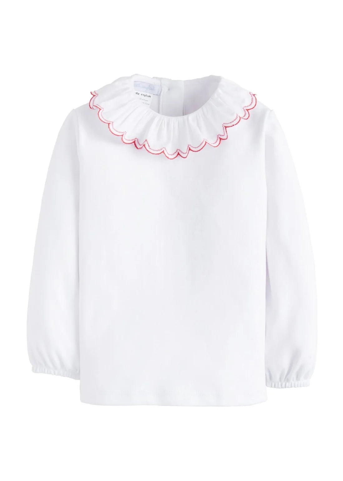 Little English London Blouse || White