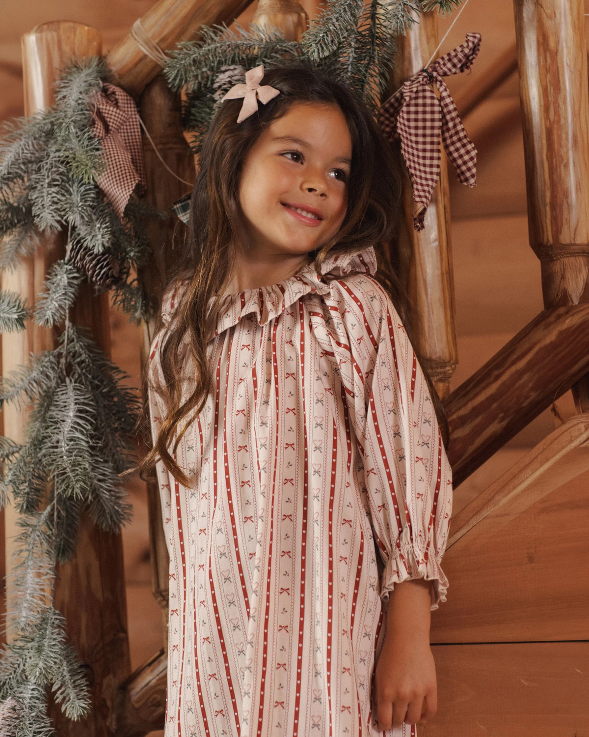 Rylee + Cru Girls Nightgown || Candy Cane Lane