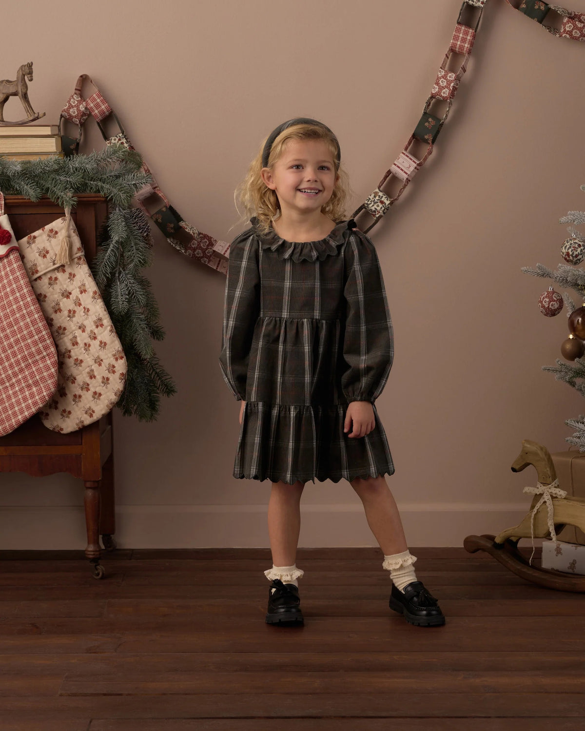 Rylee + Cru Fran Dress || Holiday Plaid