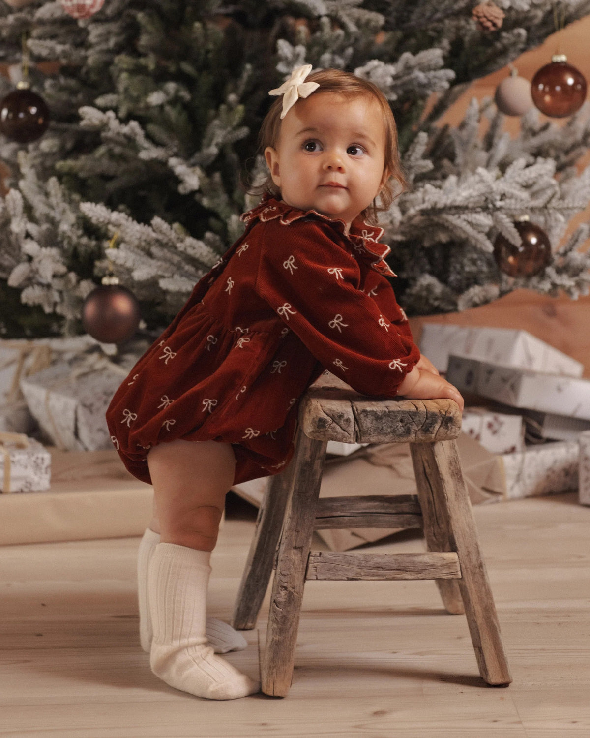 Rylee + Cru Freya Romper || Bows