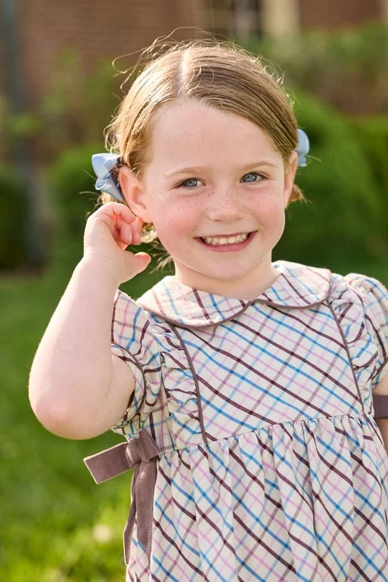 Little English Girl Hazel Dress || Wilmington Plaid
