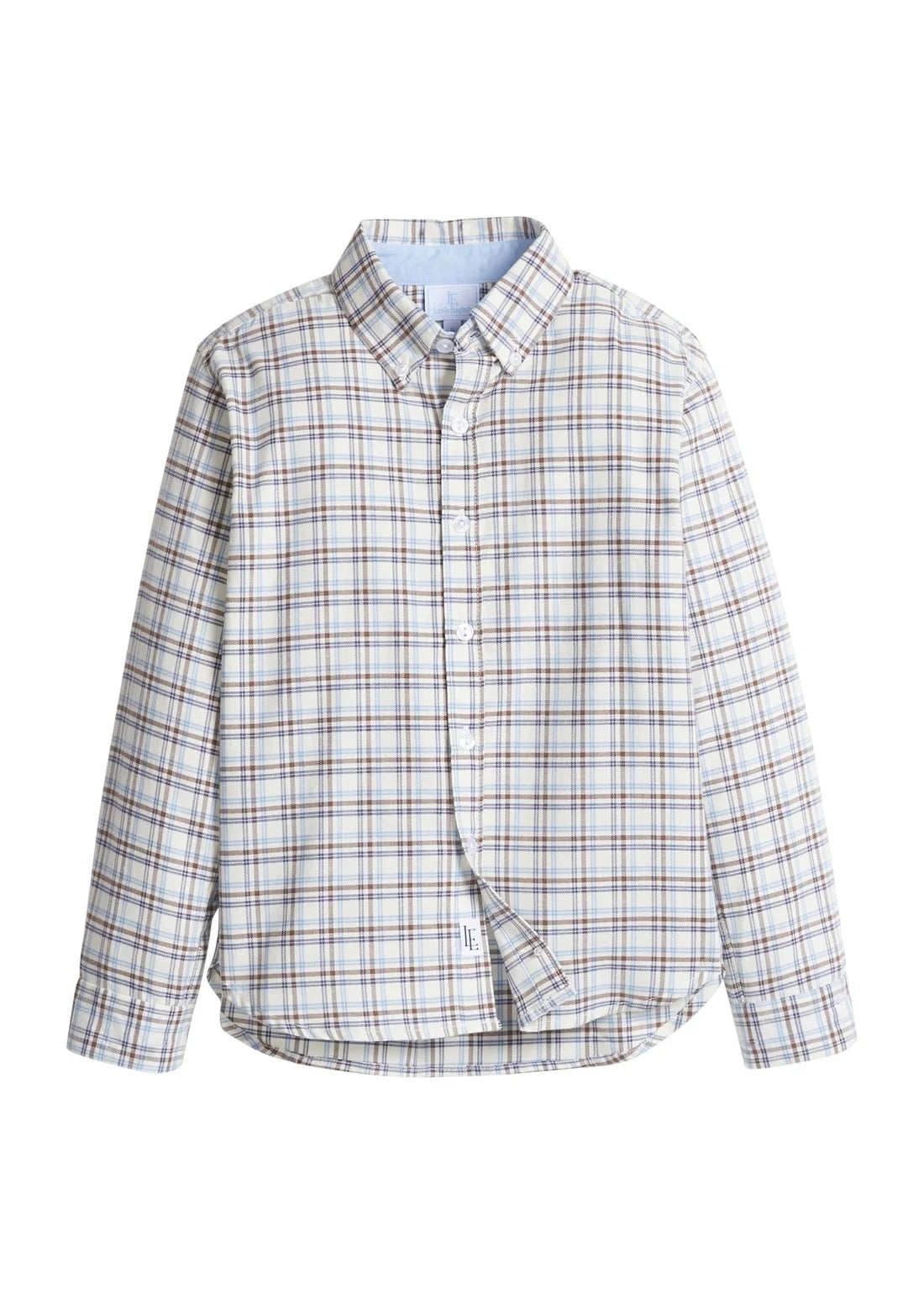 Little English Boy Button Down || Clarkson Plaid