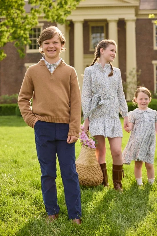 Little English Boy Button Down || Clarkson Plaid