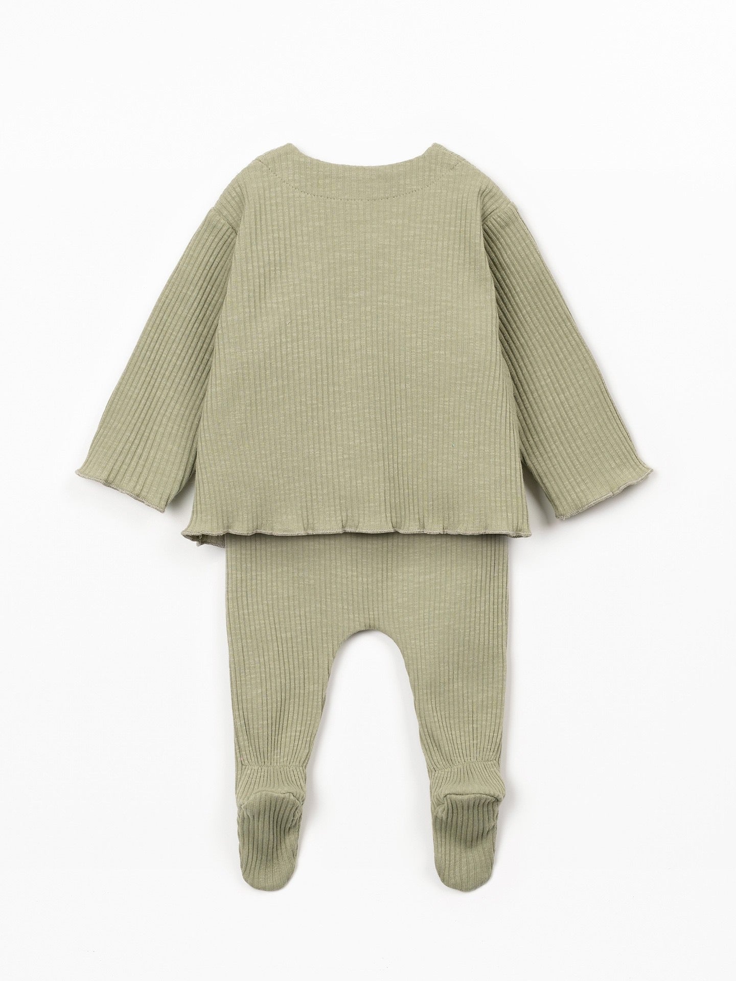 Play Up Kimono and Pant Set || Khaki Green