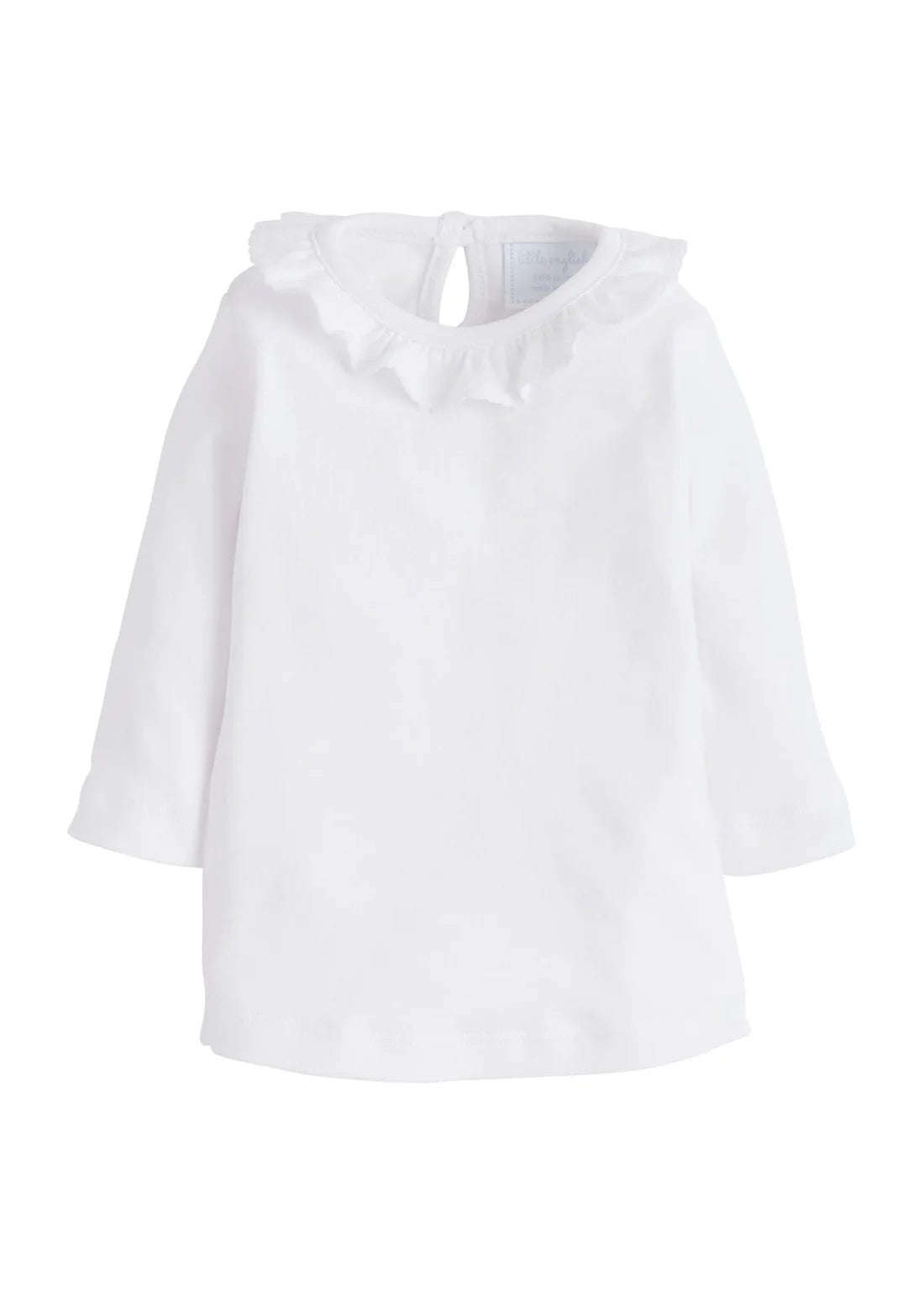 Little English Caroline Knit Blouse || White