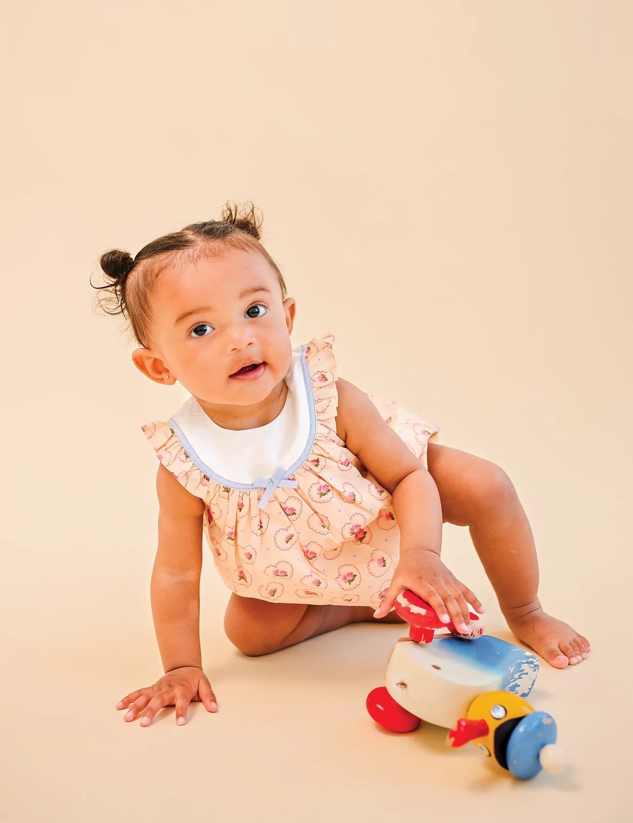 FLOSS BERTA ROMPER IN ROSY HEART