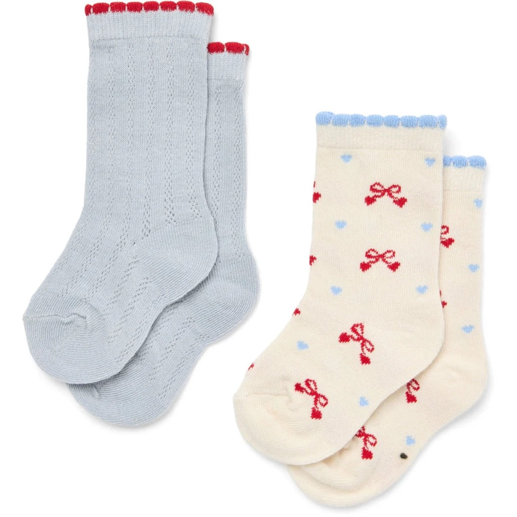 Floss Vibe Sock 2-Pack || Bow