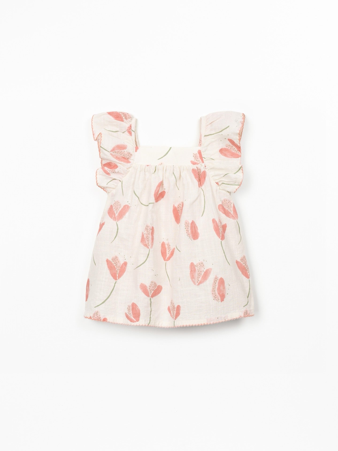 Play Up Girls Tulip Print Dress || Pink Tulip
