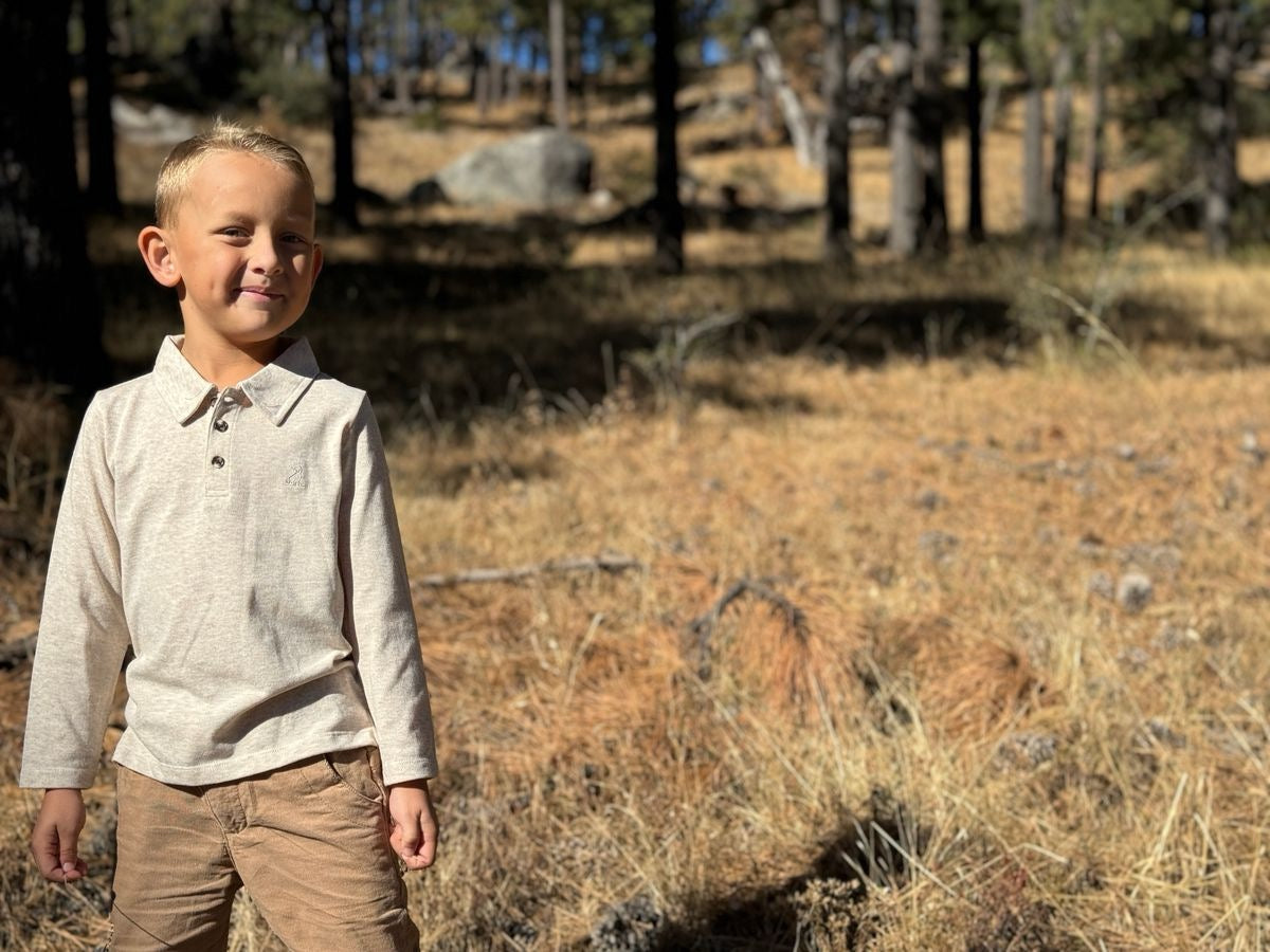 Me & Henry Spencer Polo || Cream