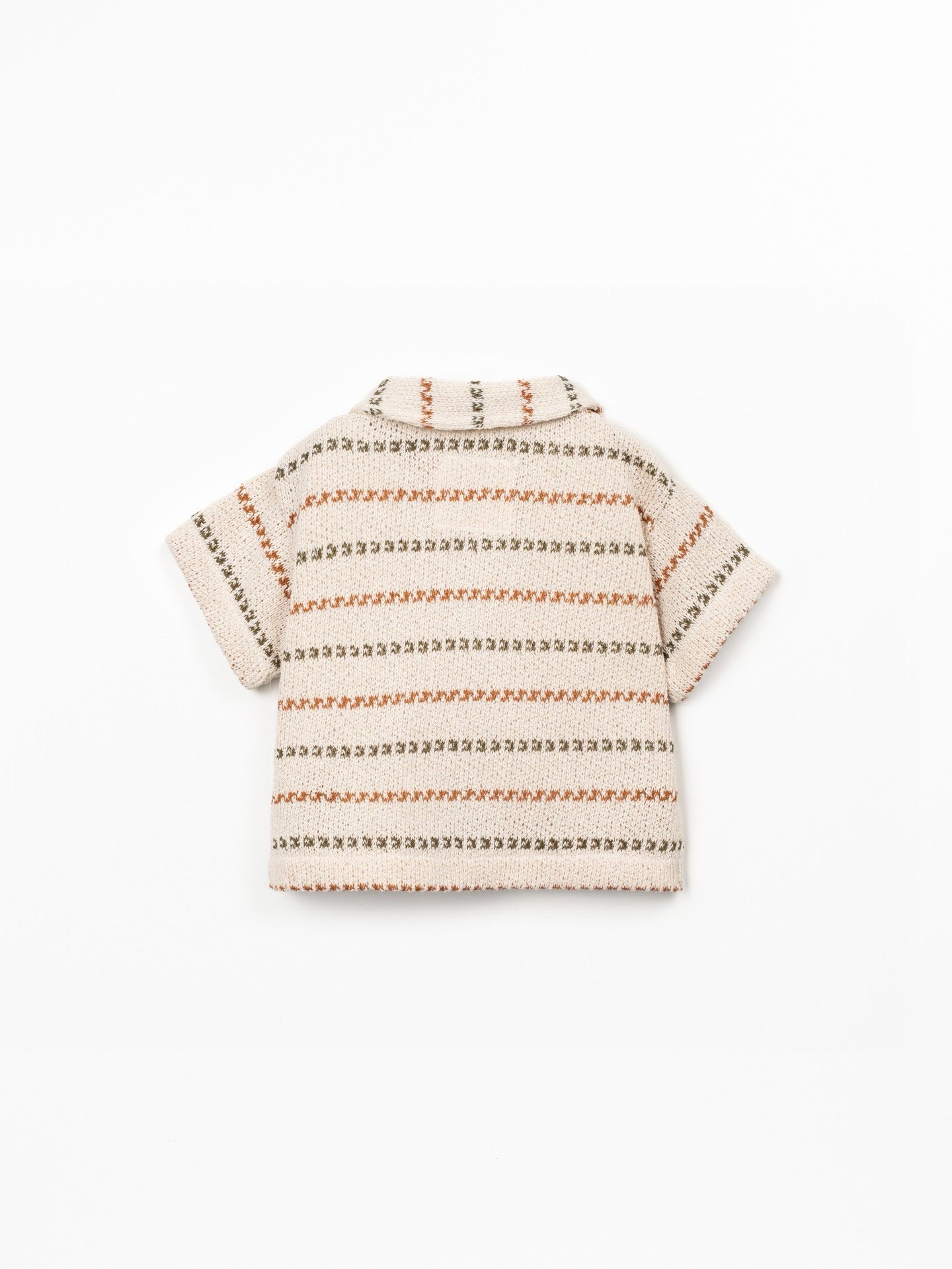 Play Up Boys Striped Jersey Shirt ||  Forest-Rust