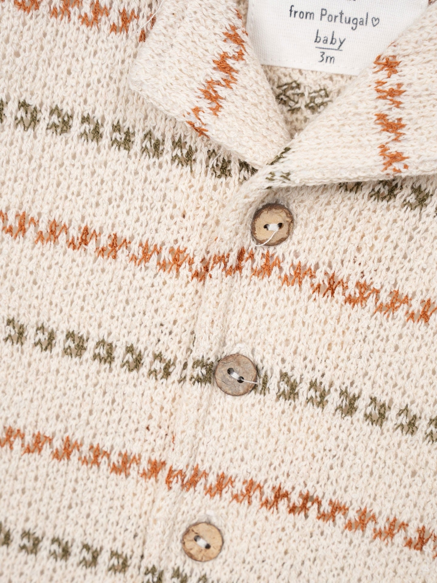 Play Up Boys Striped Jersey Shirt ||  Forest-Rust