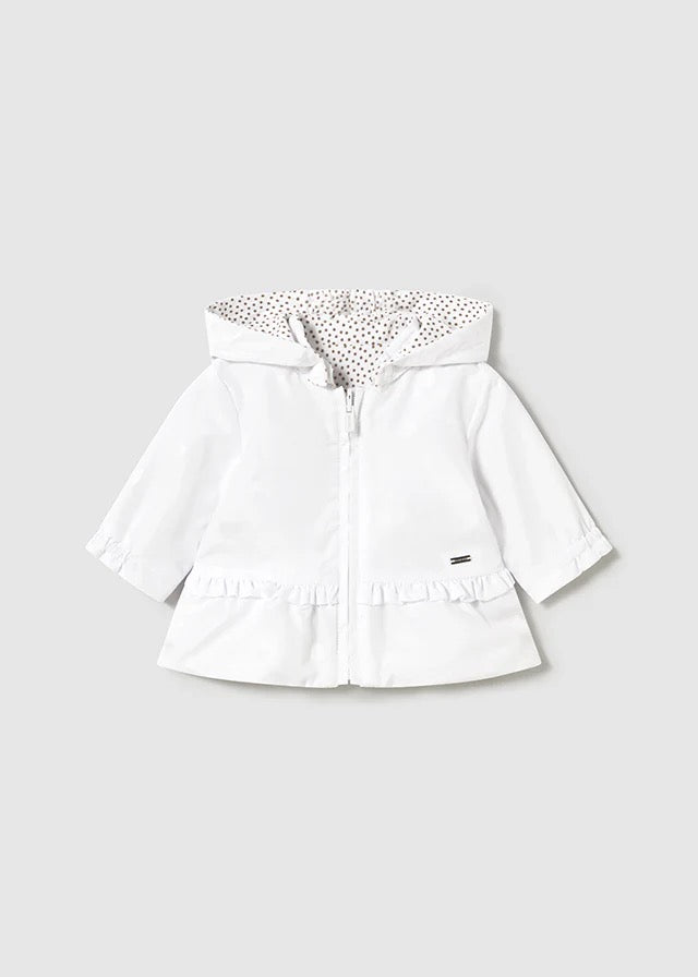Mayoral Baby White Reversible Windbreaker