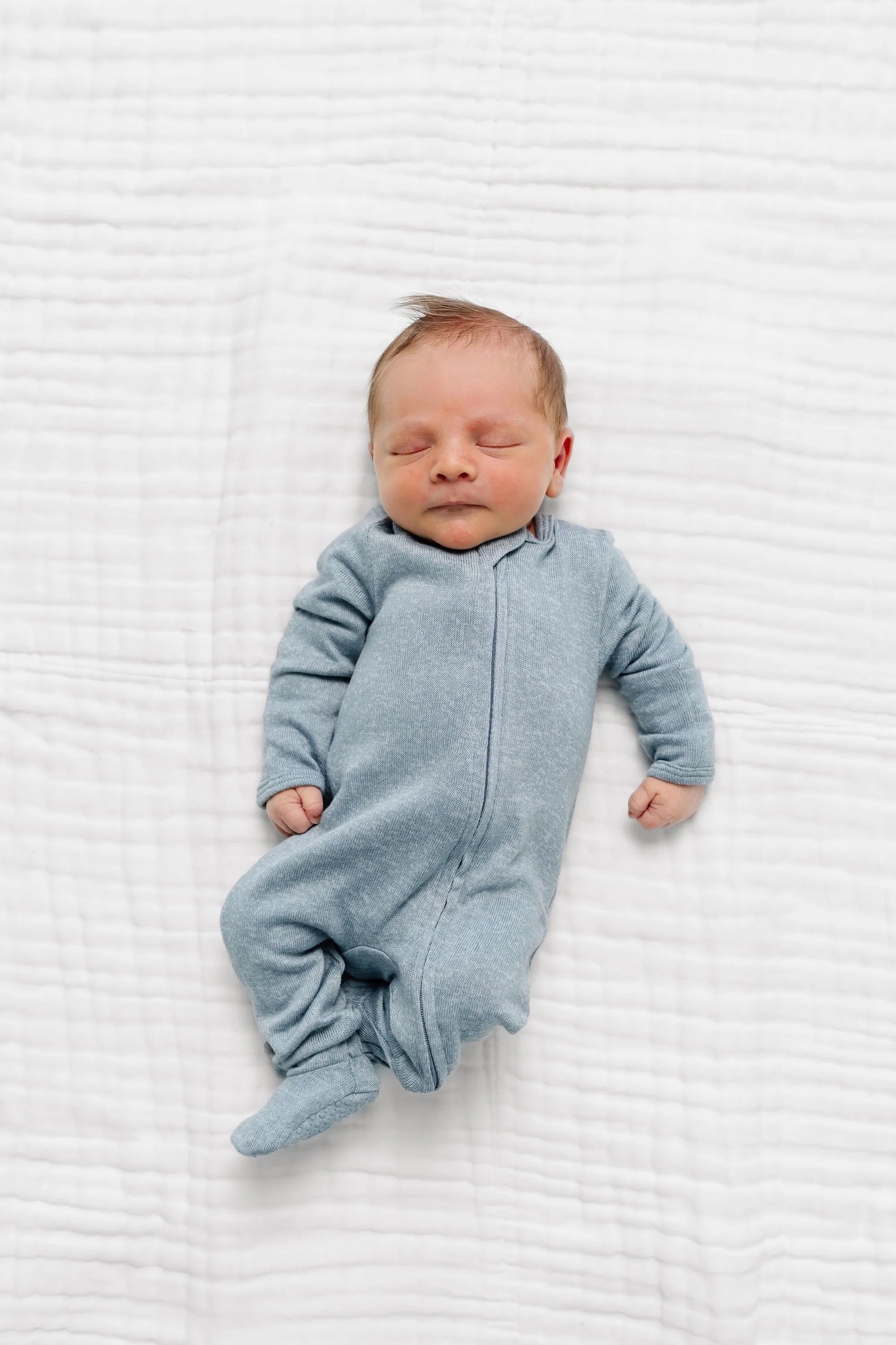 Lou Lou and Company Zipper Footies || Miller Plush Knit