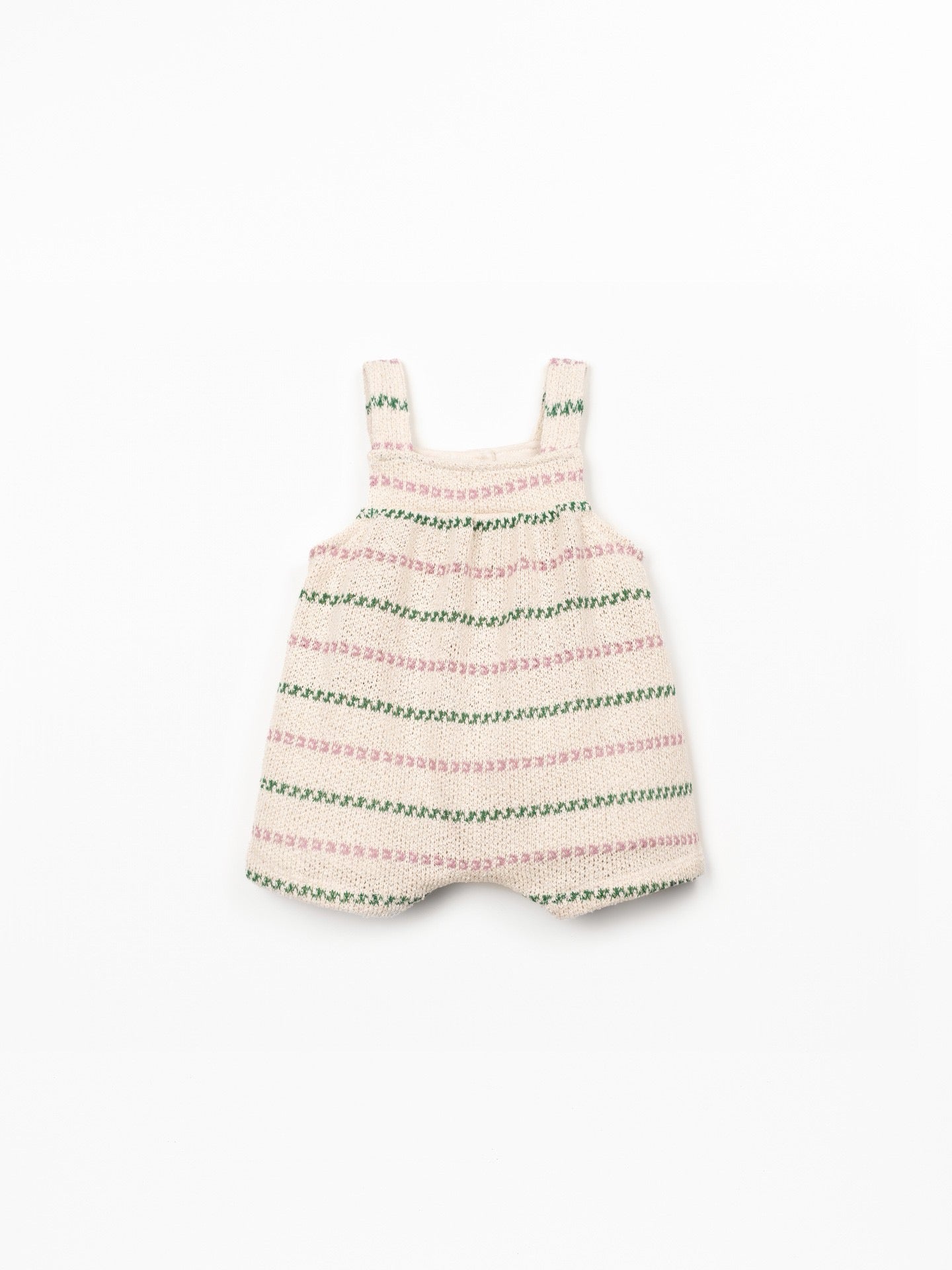 Play Up Girls Jersey Jumpsuit || Green-Pink