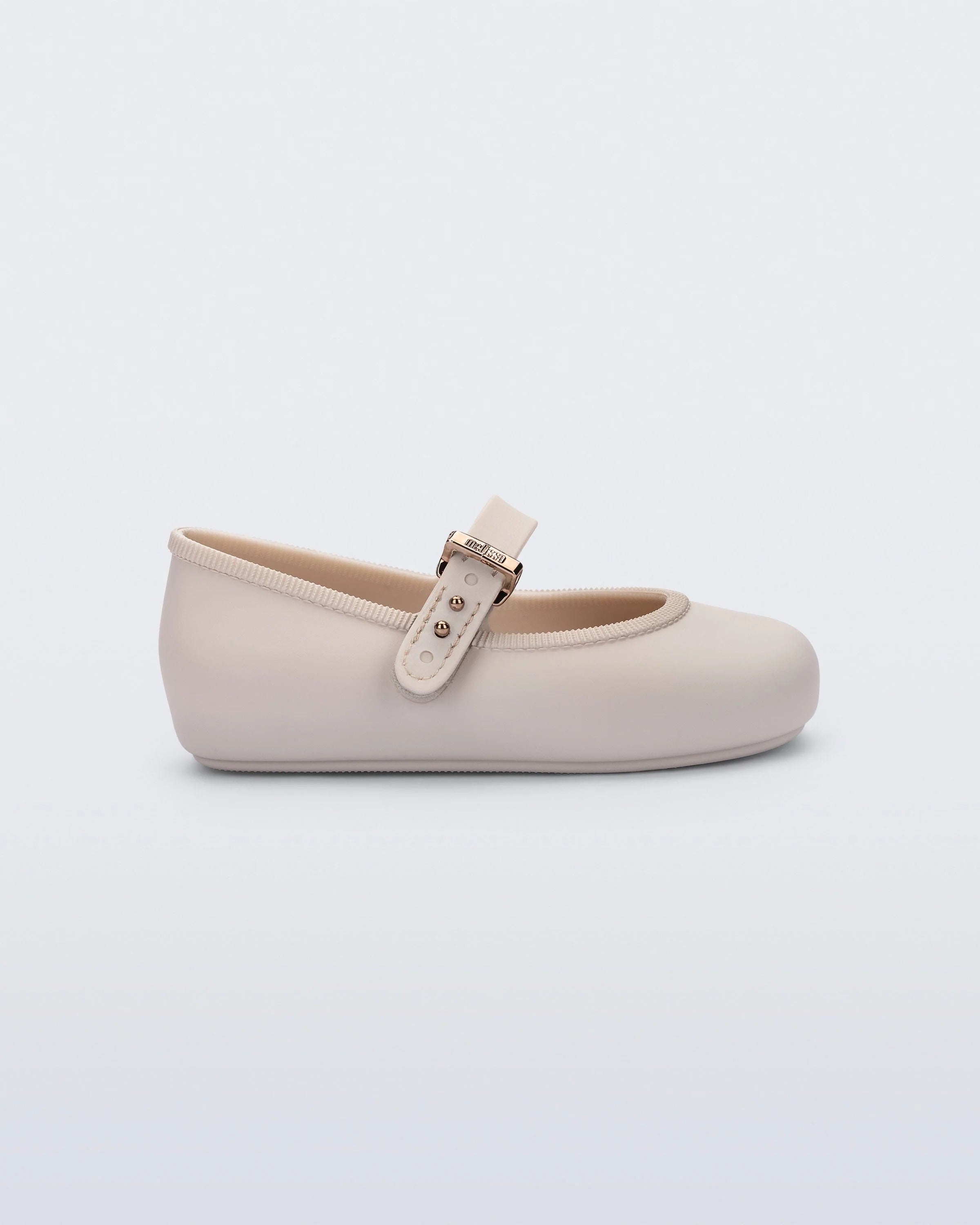 Mini Melissa Soft Ballerina Flat || Beige
