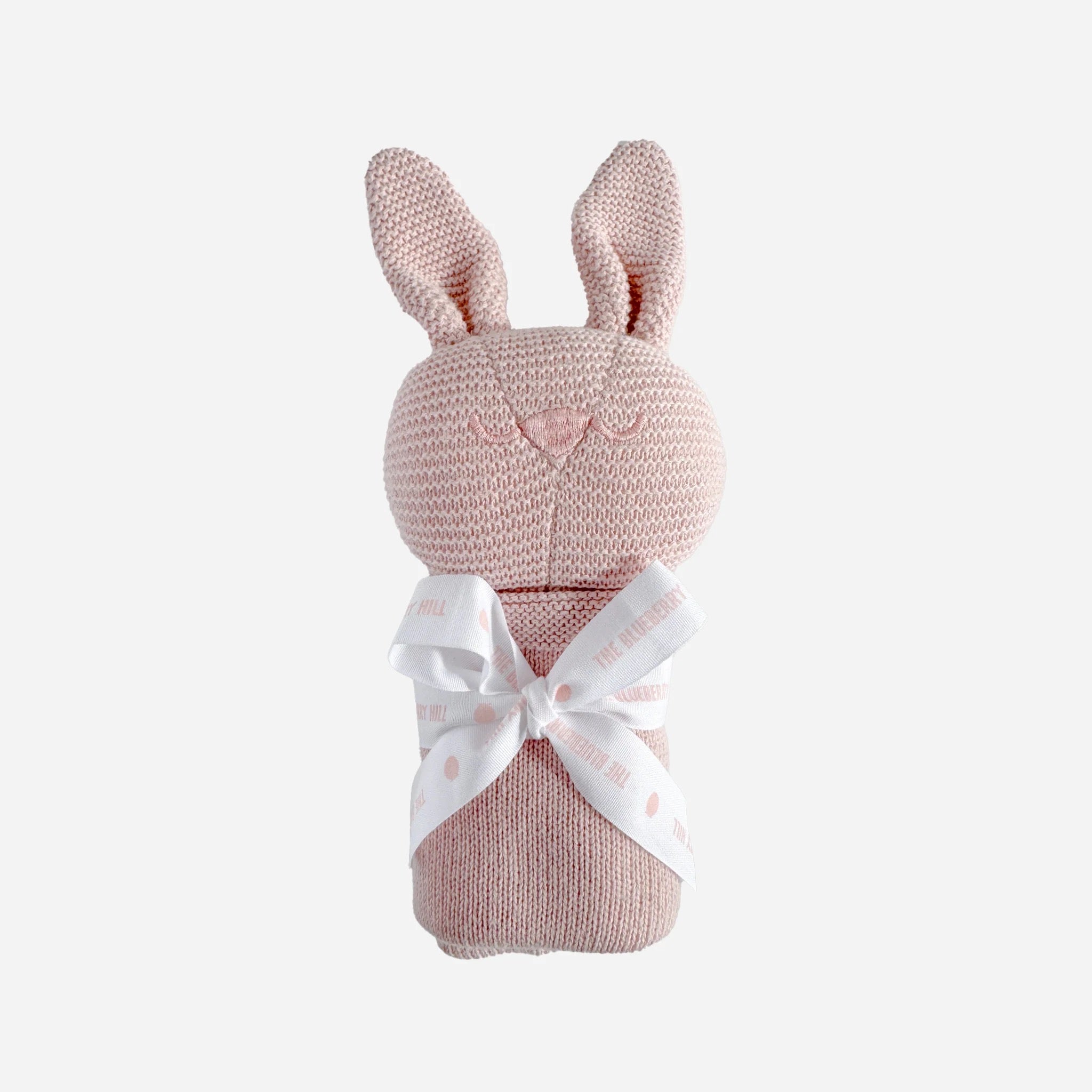 Organic Cotton Bunny Lovey || Blush