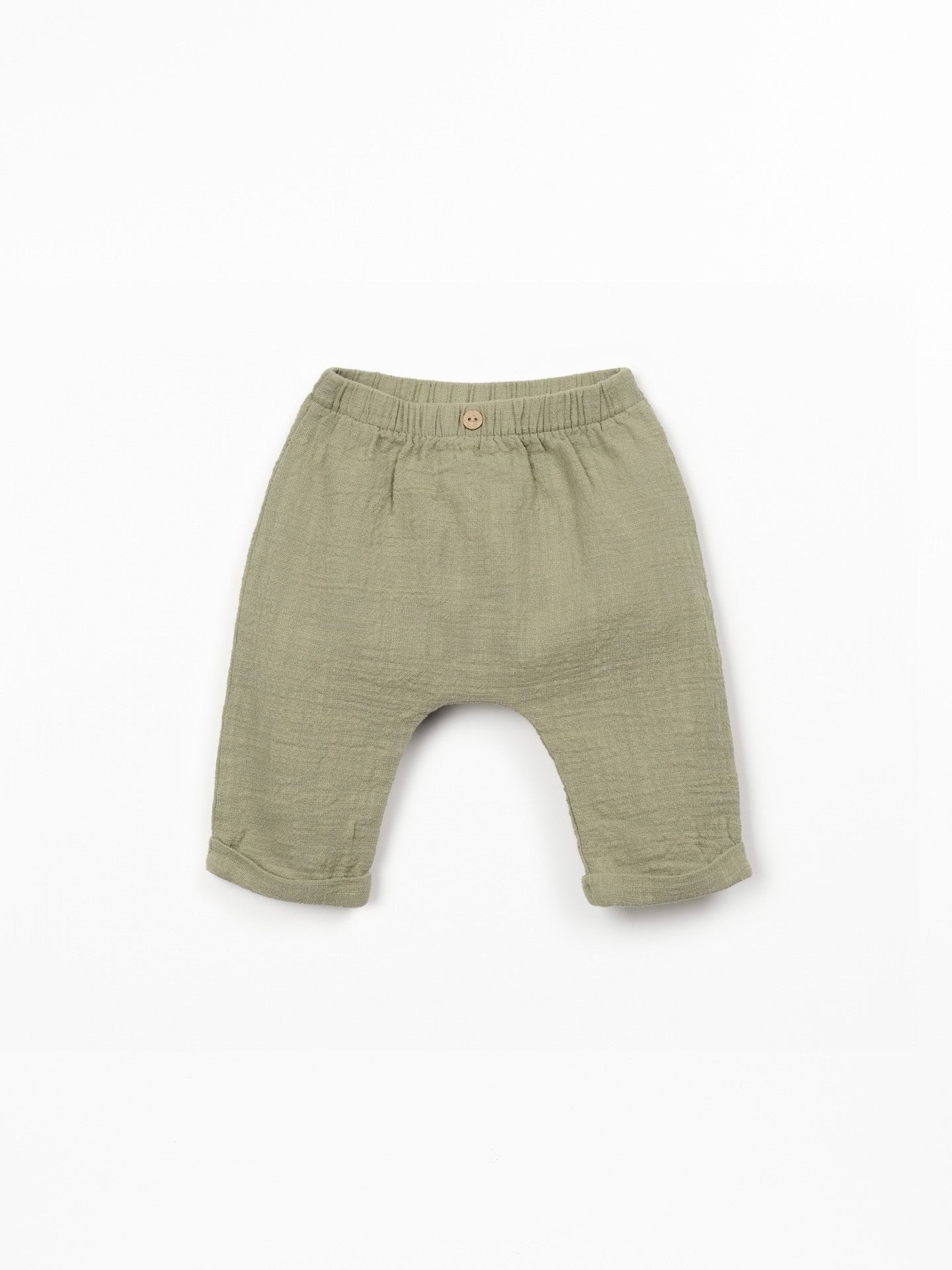 Play Up Organic Cotton Trousers || Khaki Green