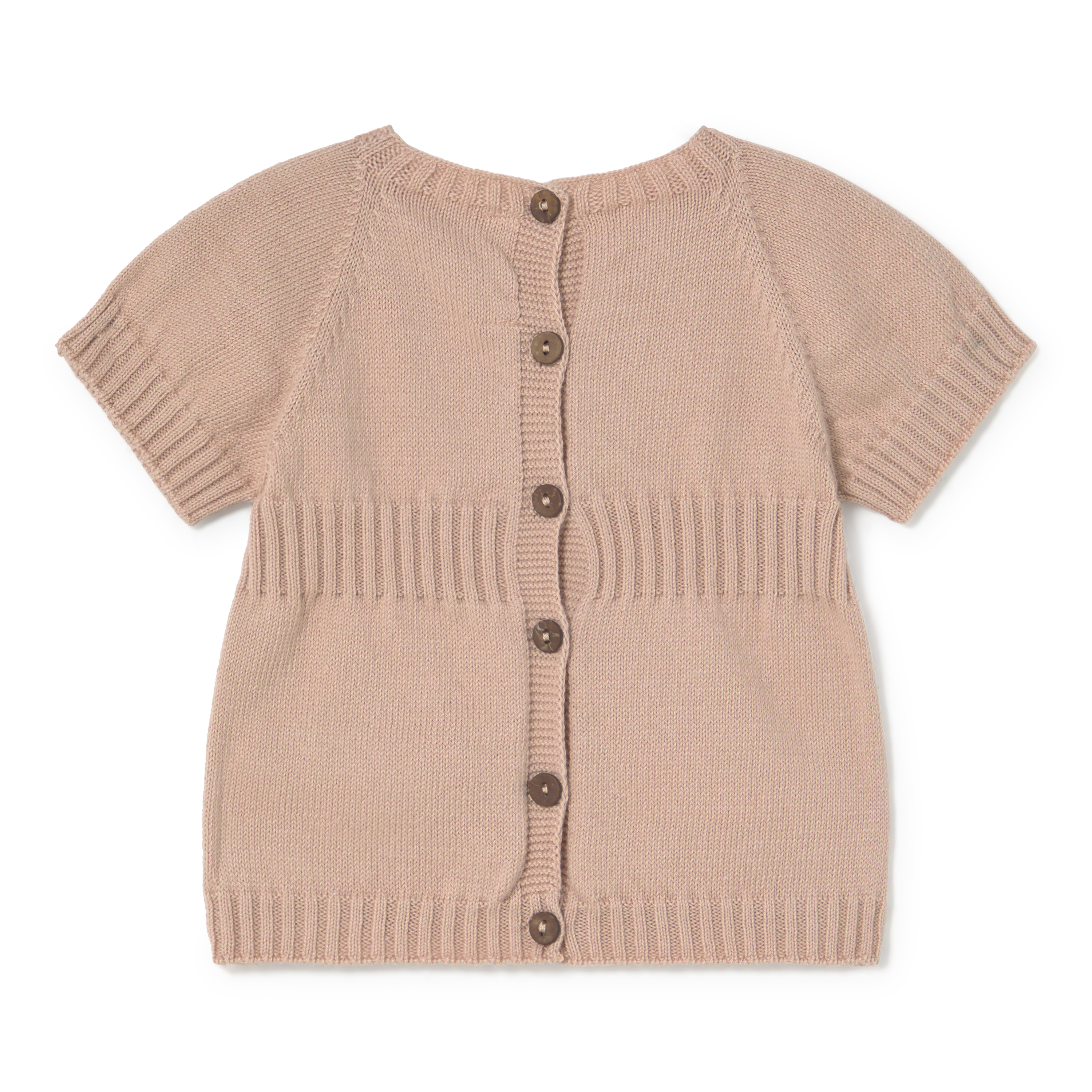 Embroidered Knit Cardigan & Knit Bloomer Set