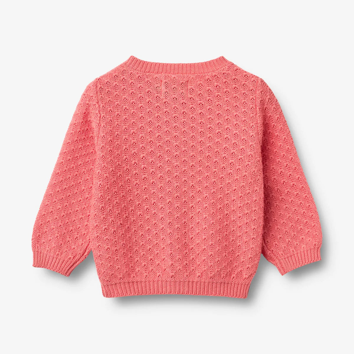 Wheat Knit Cardigan Magnella || Coral