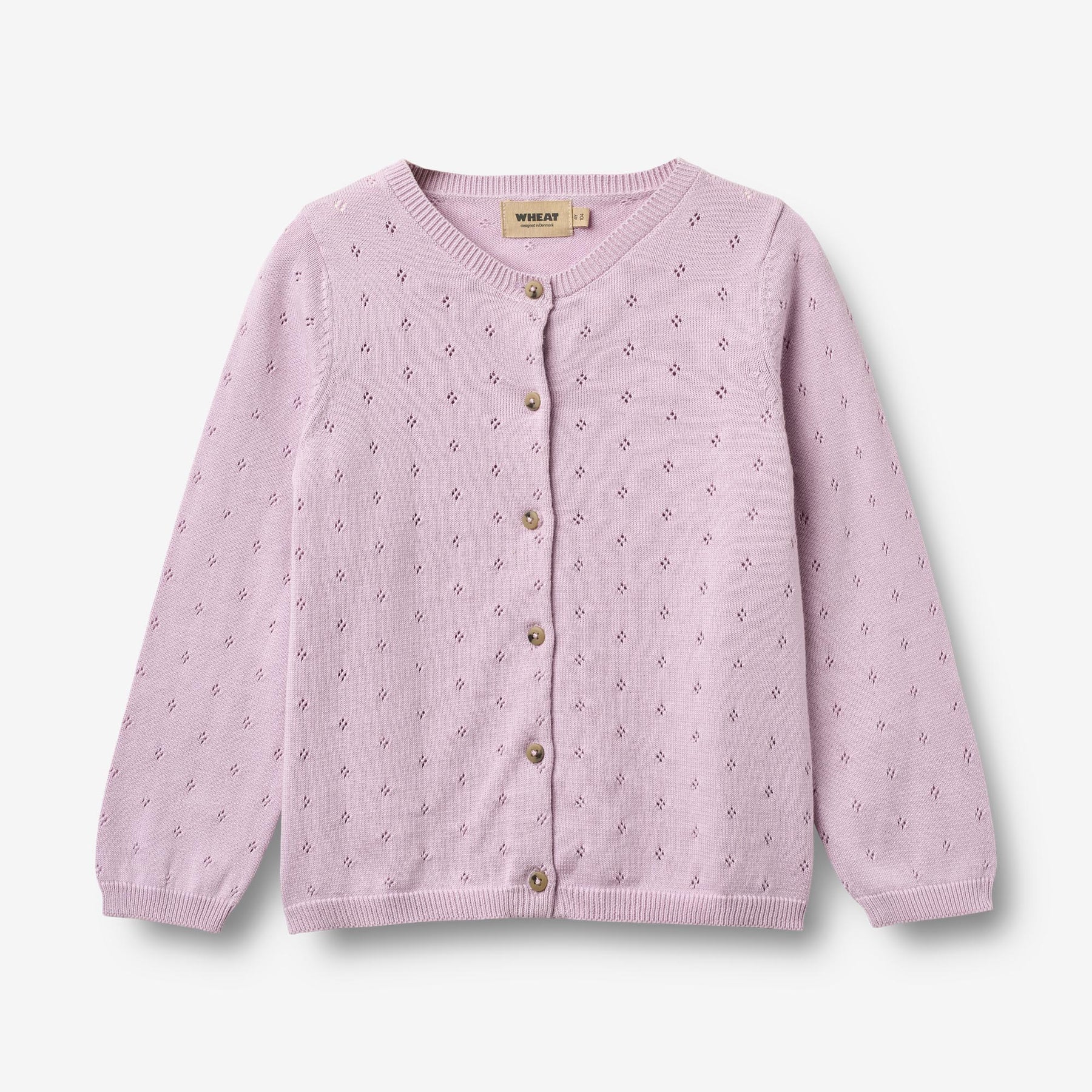 Wheat Knit Cardigan Maia || Lavender
