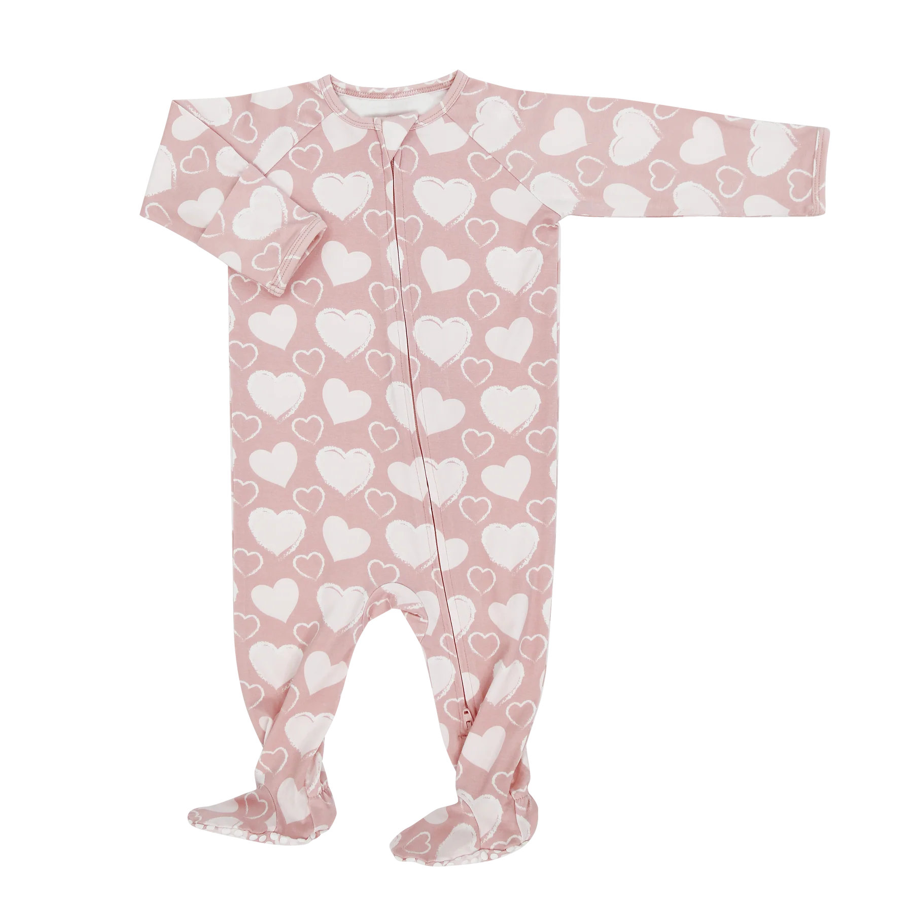 Bamboo Zipper Footie || So Much Love