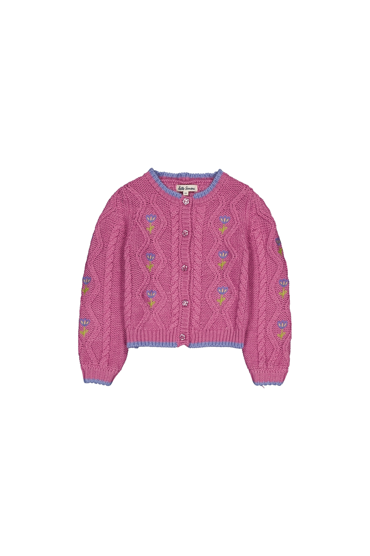 Lison Cardigan Cable Knit || Lilac