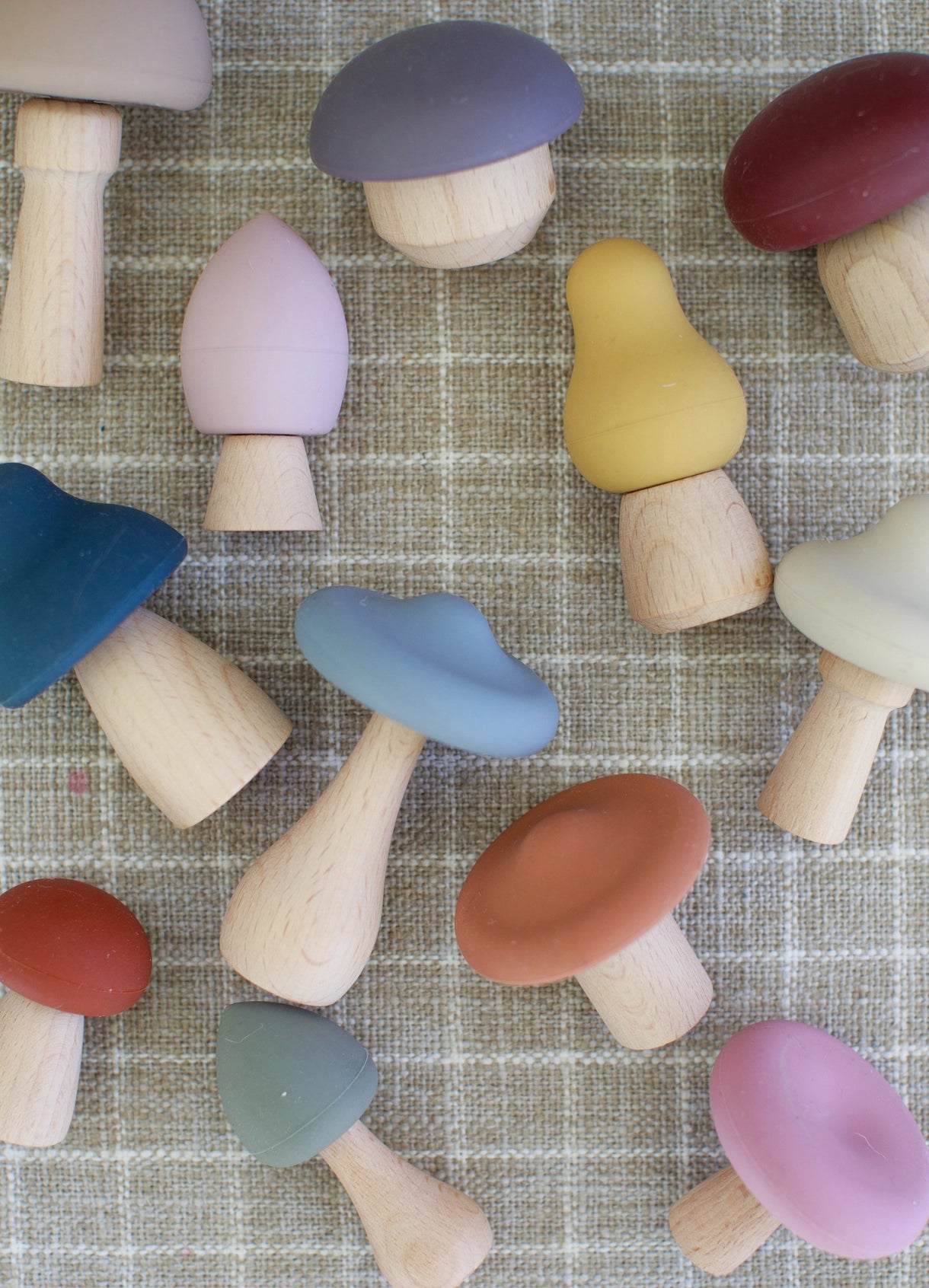Mushroom Toy || Wood & Silicone