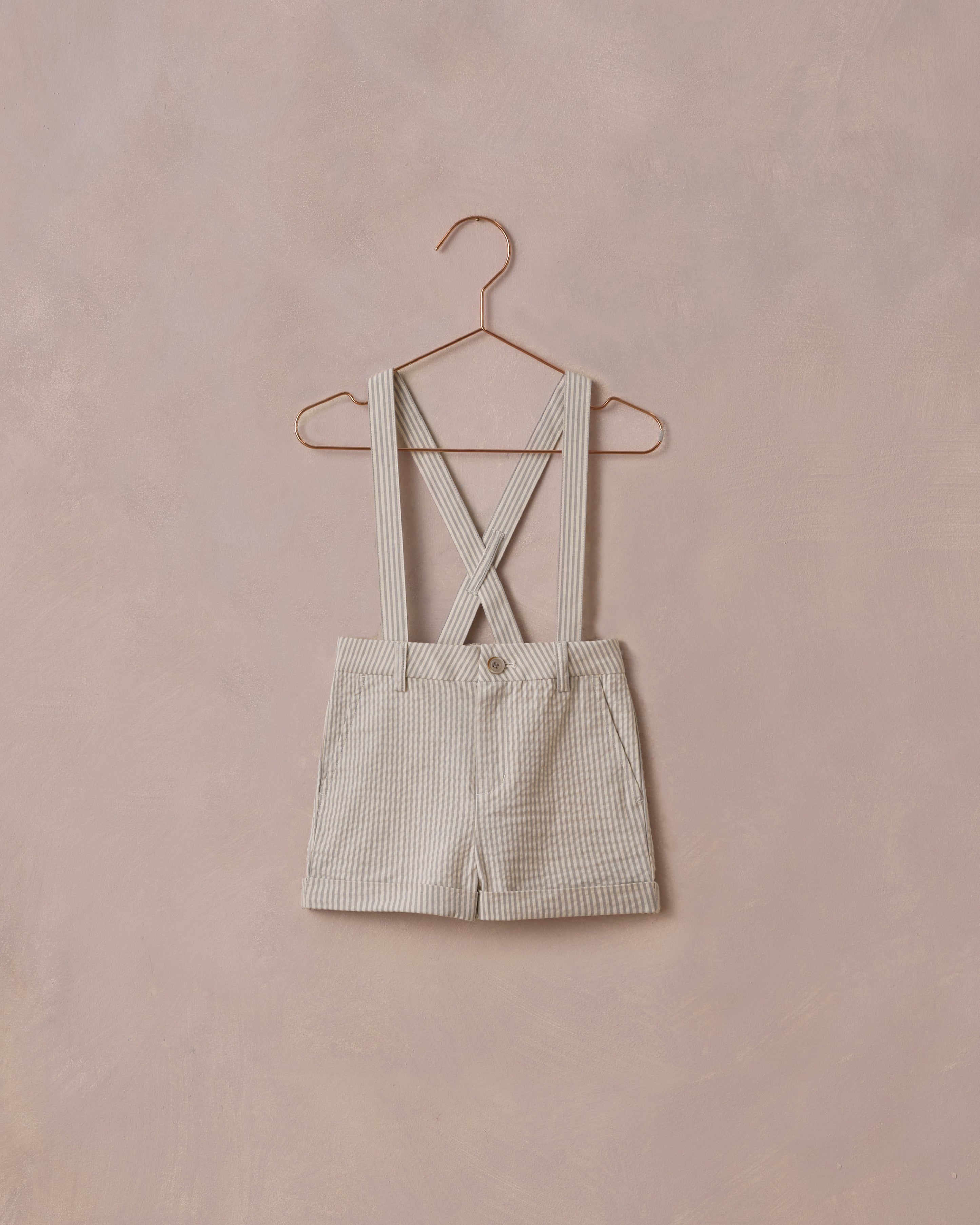 Suspender Short | Sage Stripe
