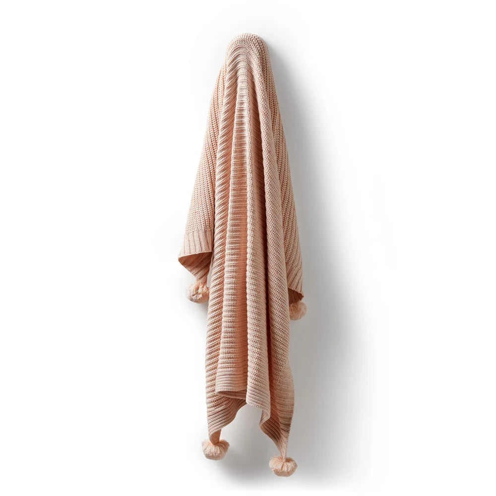 Fairy Floss Organic Knitted Blanket