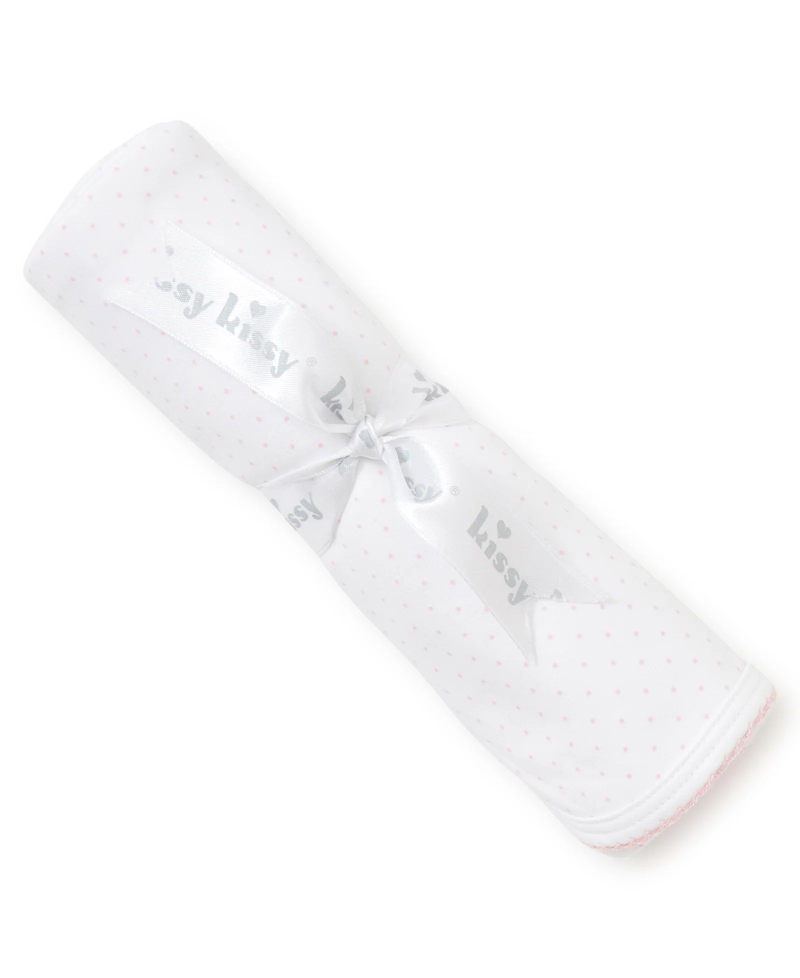 WHITE/PINK NEW KISSY DOT PRIMY BLANKET
